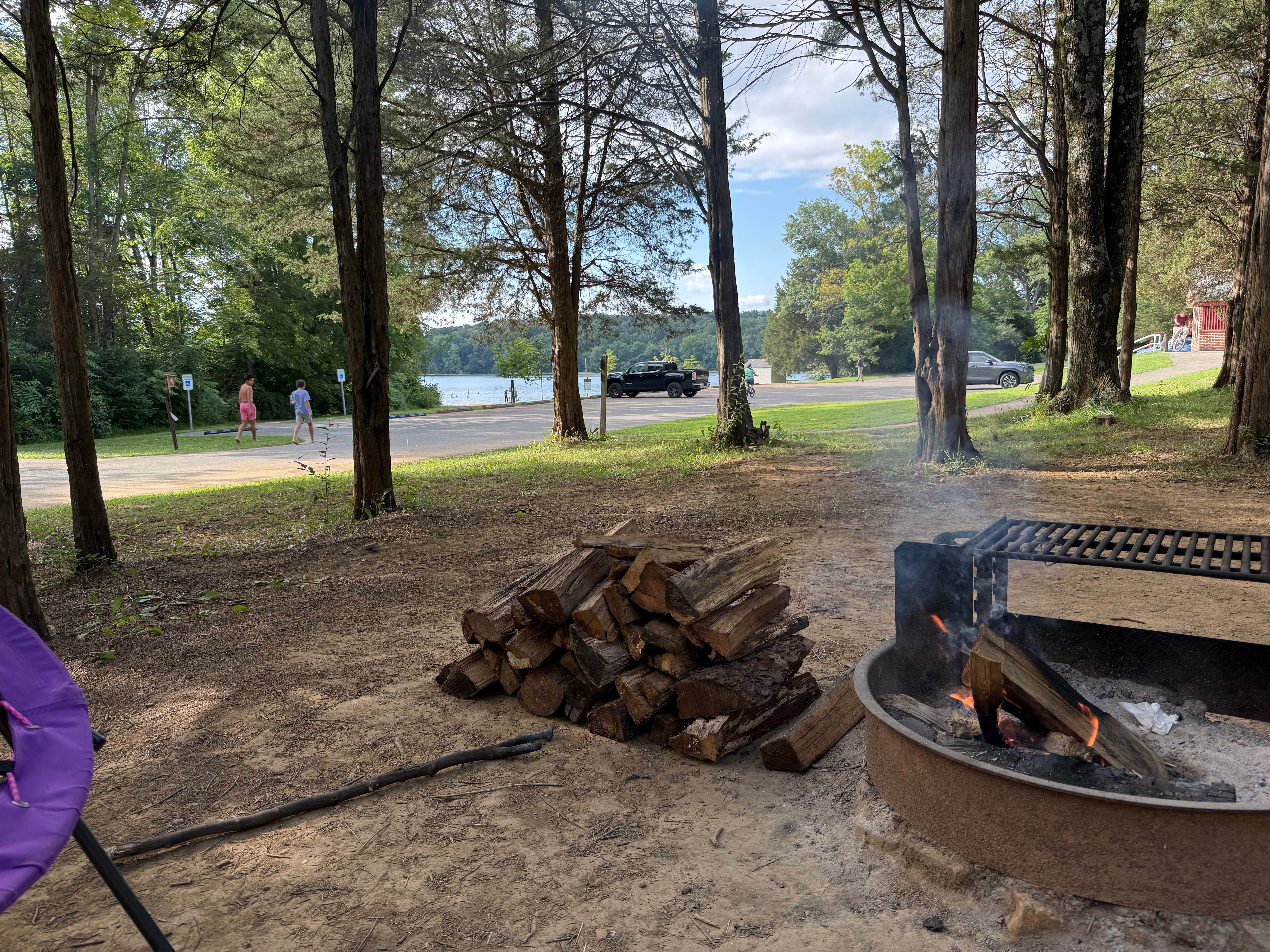 Etzer D.'s photo of camping with pets at Gifford Pinchot State Park Campground near Peach Glen, PA