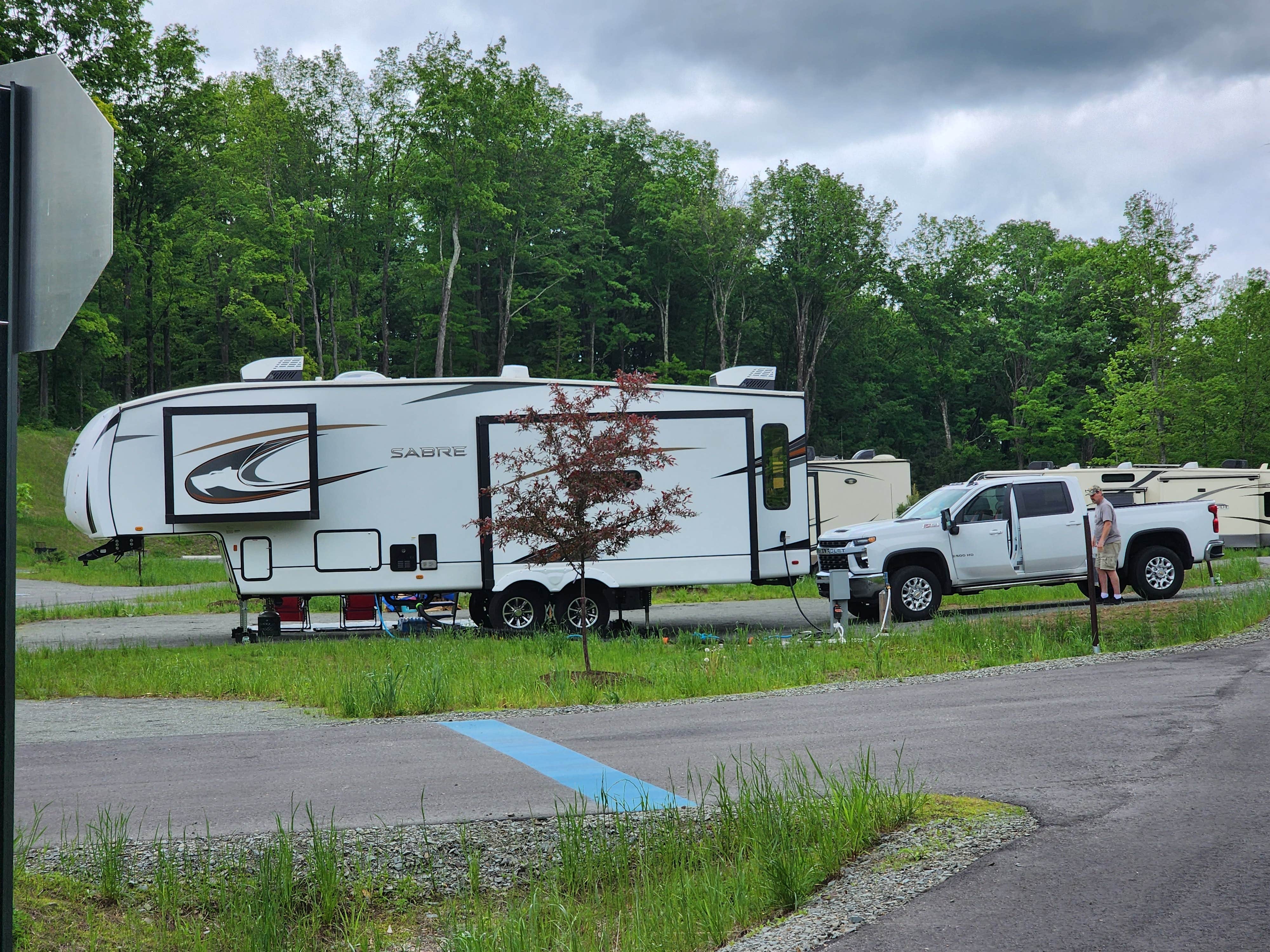 cheryl M.'s photo of rv camping at Lackawanna State Park Campground near Factoryville, PA