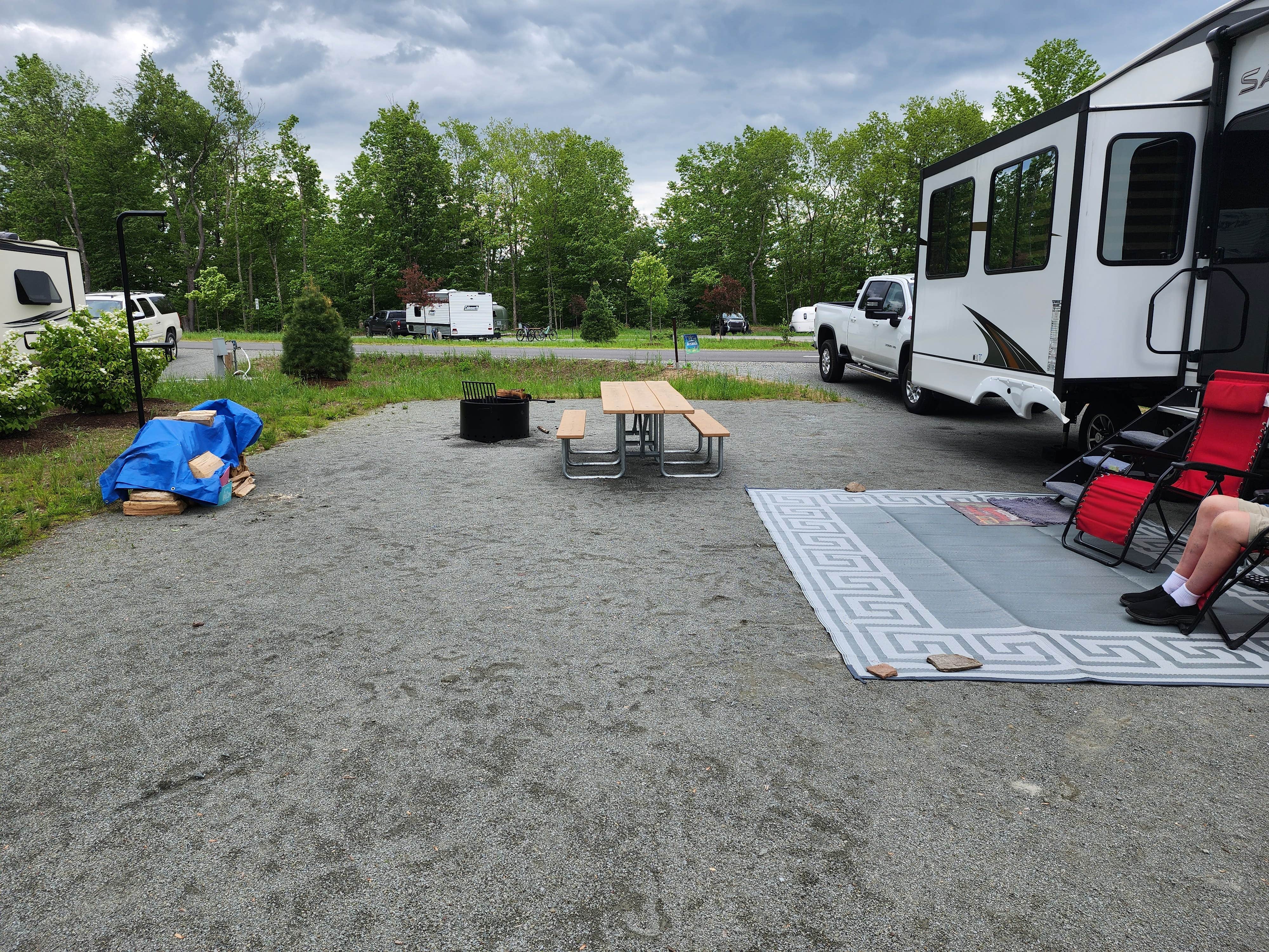 cheryl M.'s photo of rv camping at Lackawanna State Park Campground near Thompson, PA