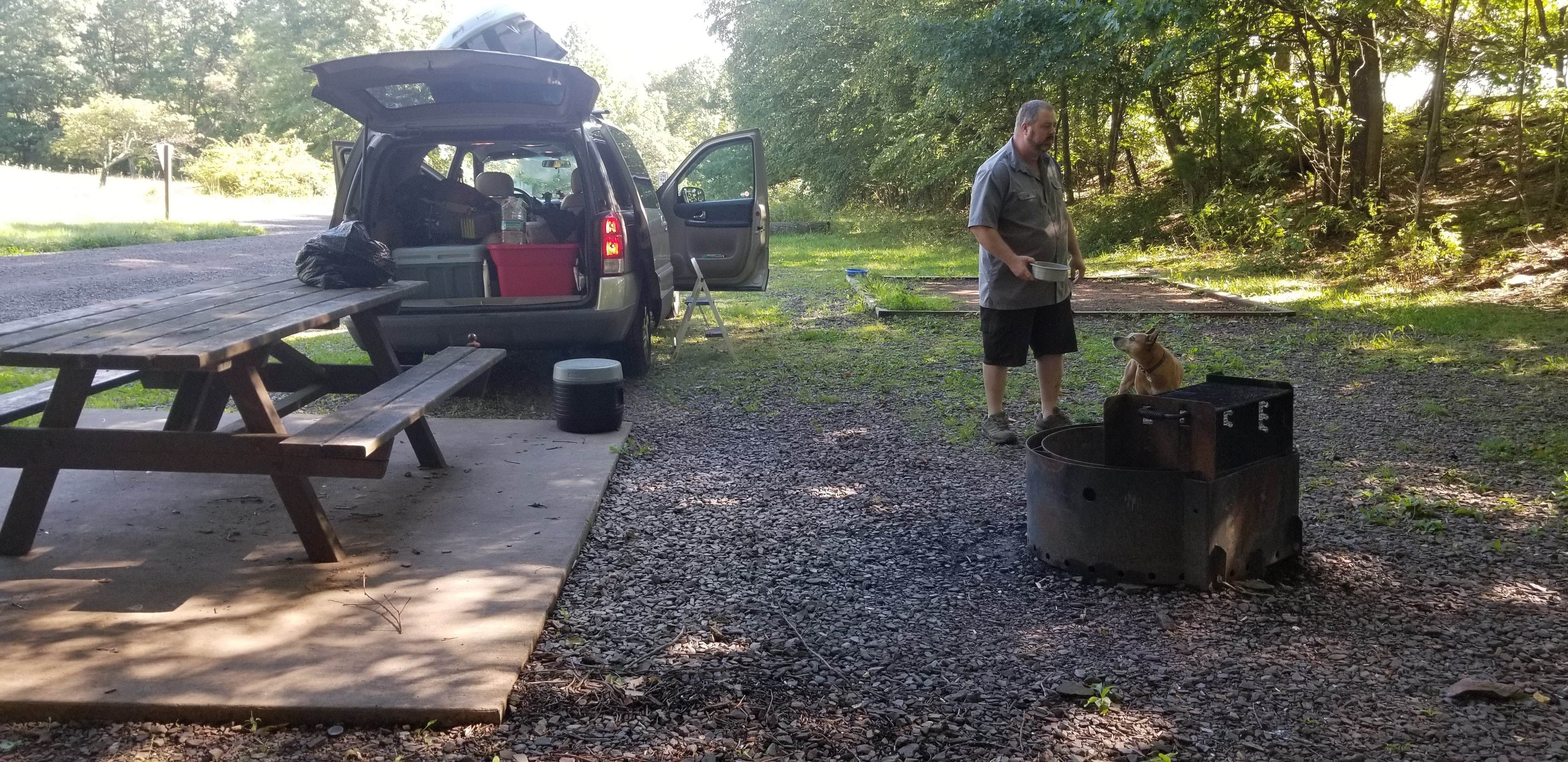 Camper-submitted photo at Moon Lake Recreation Area Campground — Pinchot State Forest near Wilkes-Barre, PA