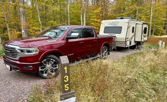 Emily C.'s photo of rv camping at Ricketts Glen State Park Campground near Berwick, PA