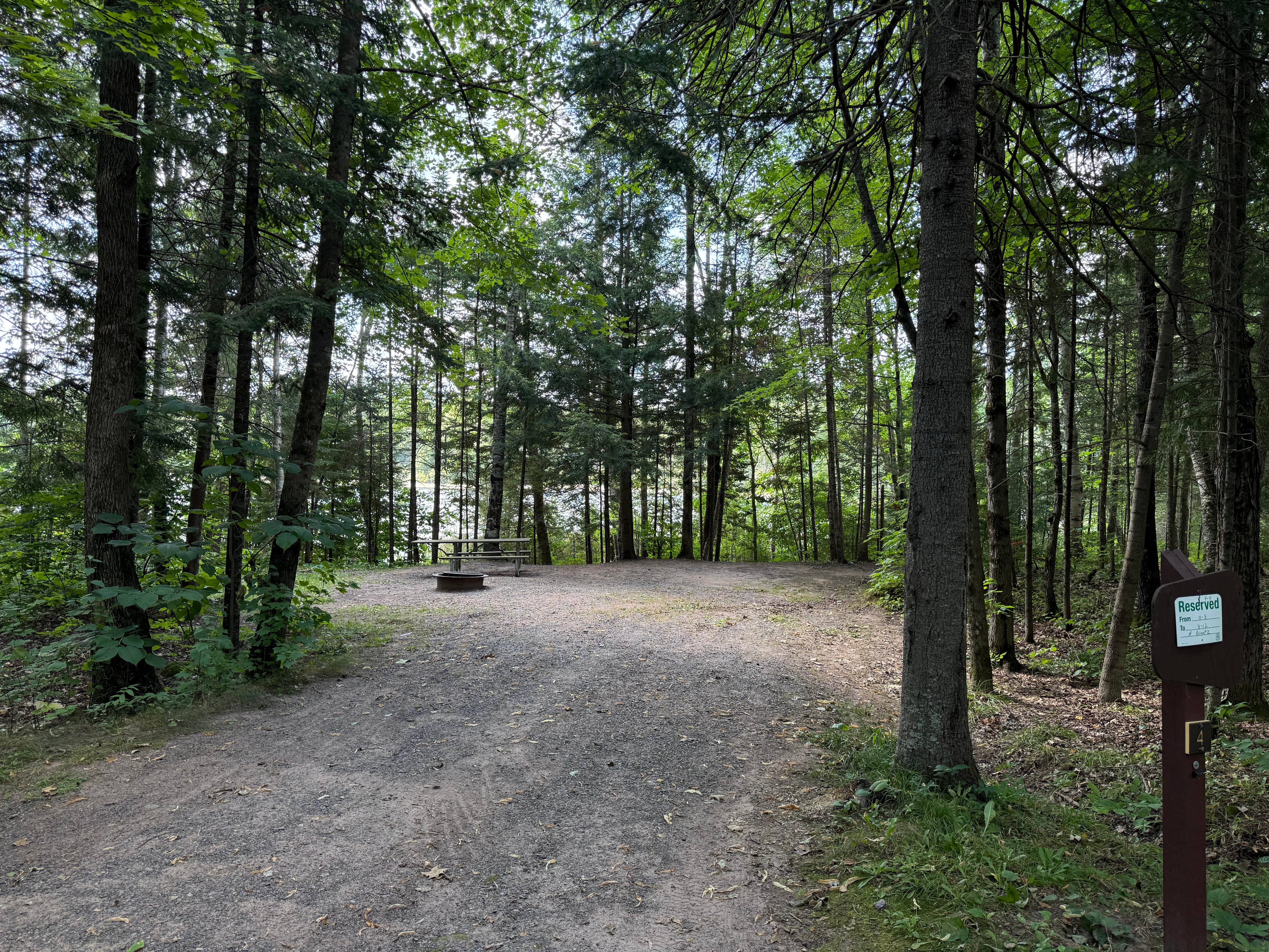 Camper-submitted photo at Perch Lake Campground (Drummond, WI) near Drummond, WI
