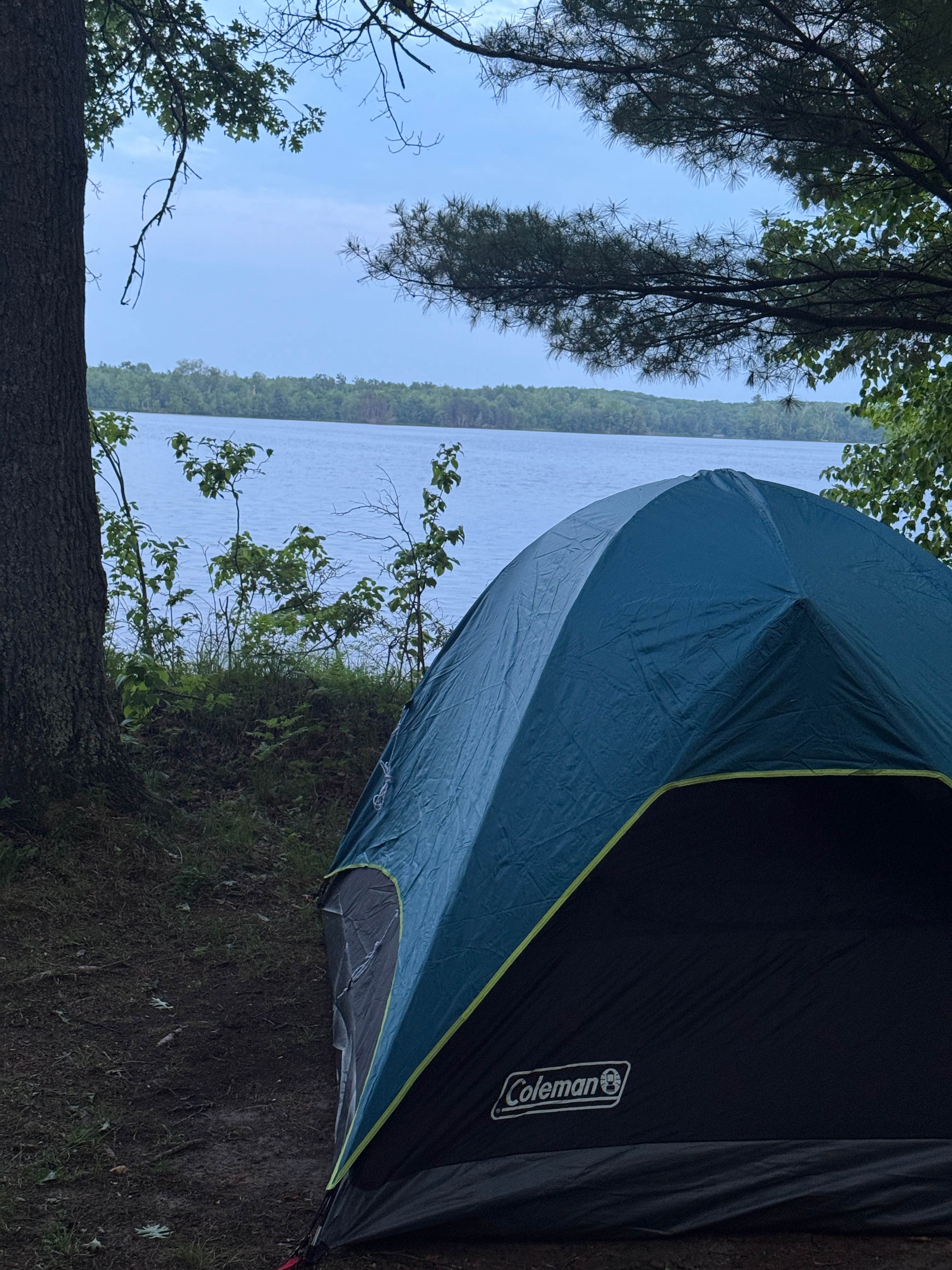 Camper-submitted photo at Old Veterans Lake Campground — Governor Earl Peshtigo River State Forest near Amberg, WI