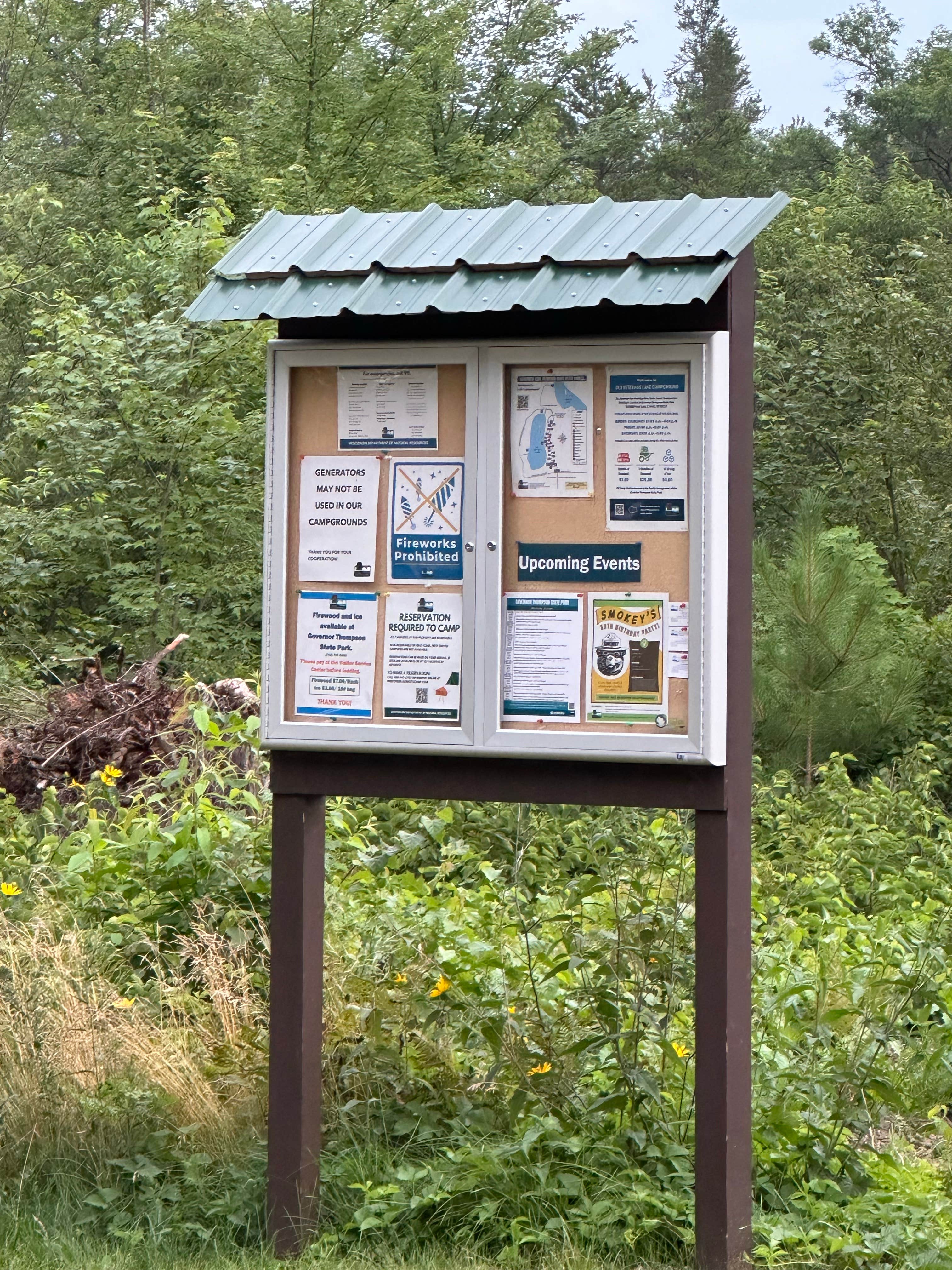 Camper-submitted photo at Old Veterans Lake Campground — Governor Earl Peshtigo River State Forest near Amberg, WI