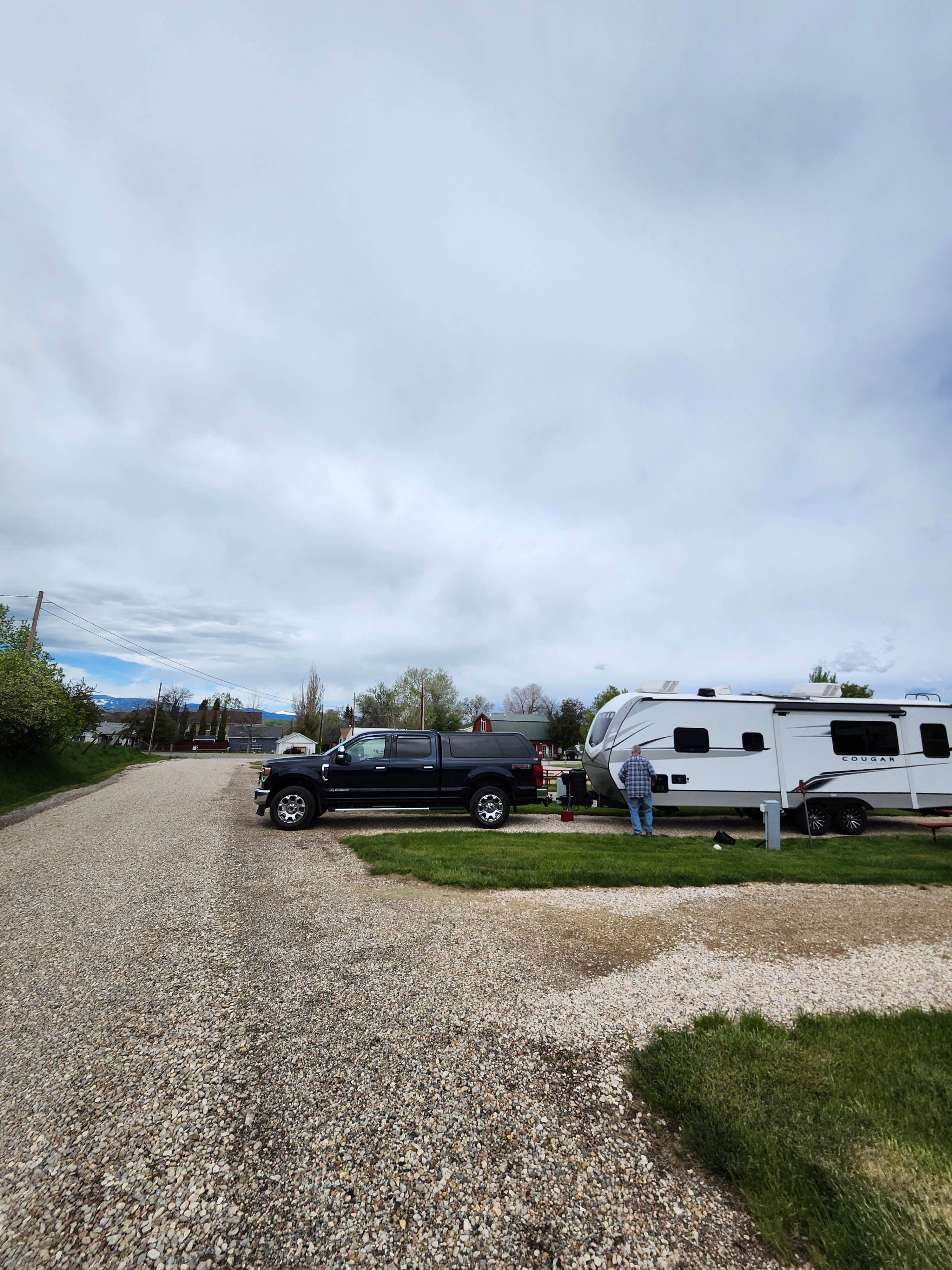 Karen's photo of rv camping at Peter Ds RV Park near Saddlestring, WY