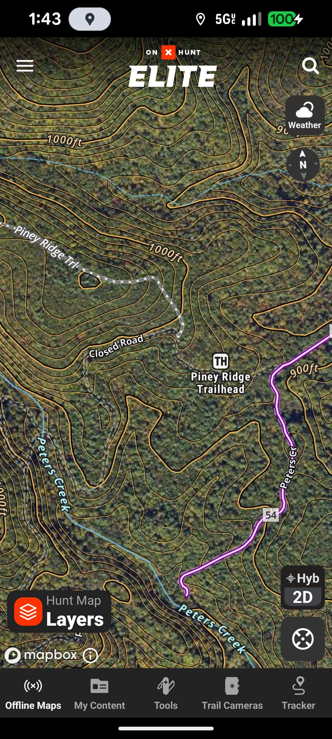 Camper-submitted photo at Piney Ridge Trailhead parking near Buchanan, VA