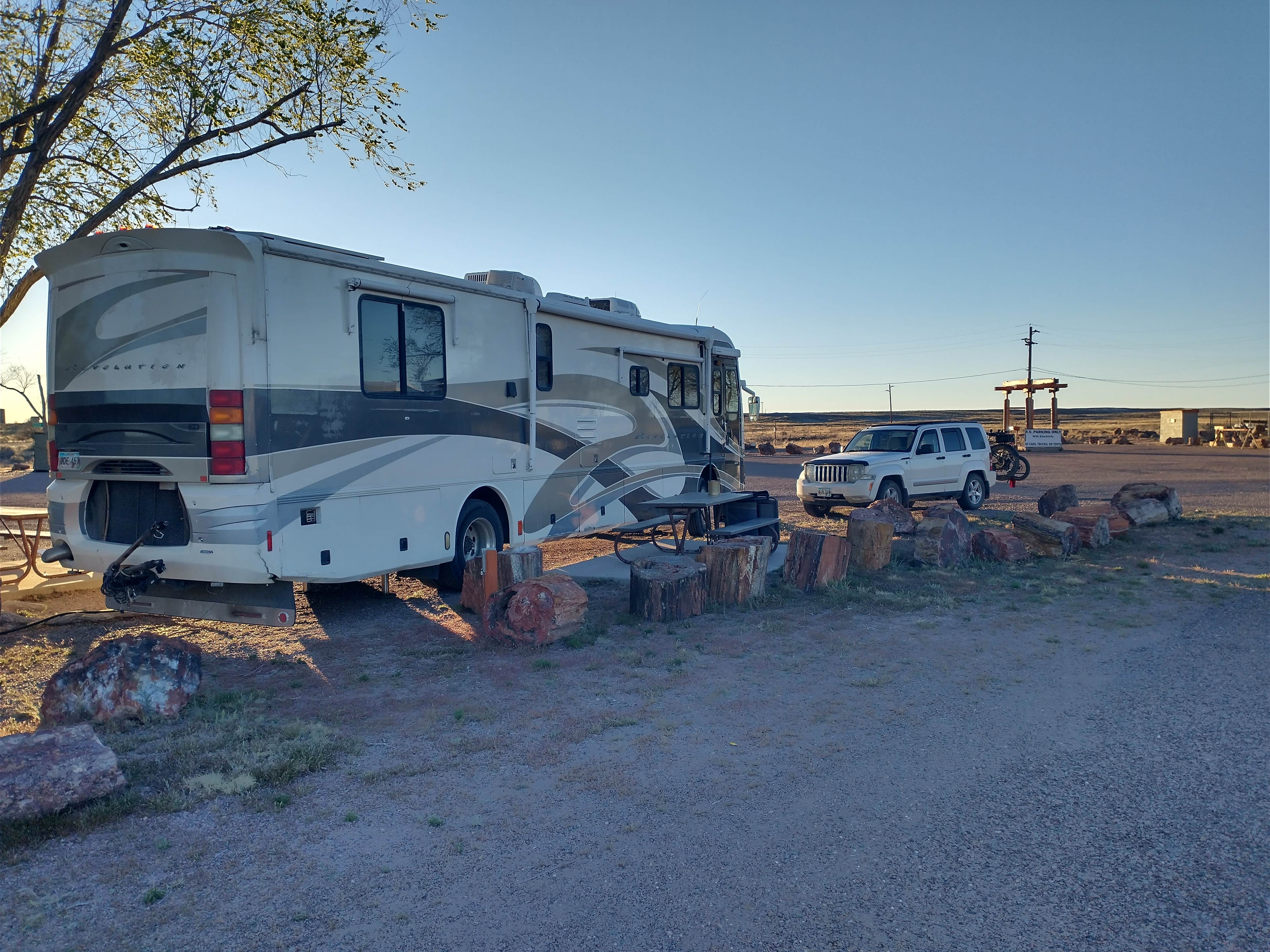 Camper-submitted photo at Crystal Forest Campground near Petrified Forest Natl Park, AZ