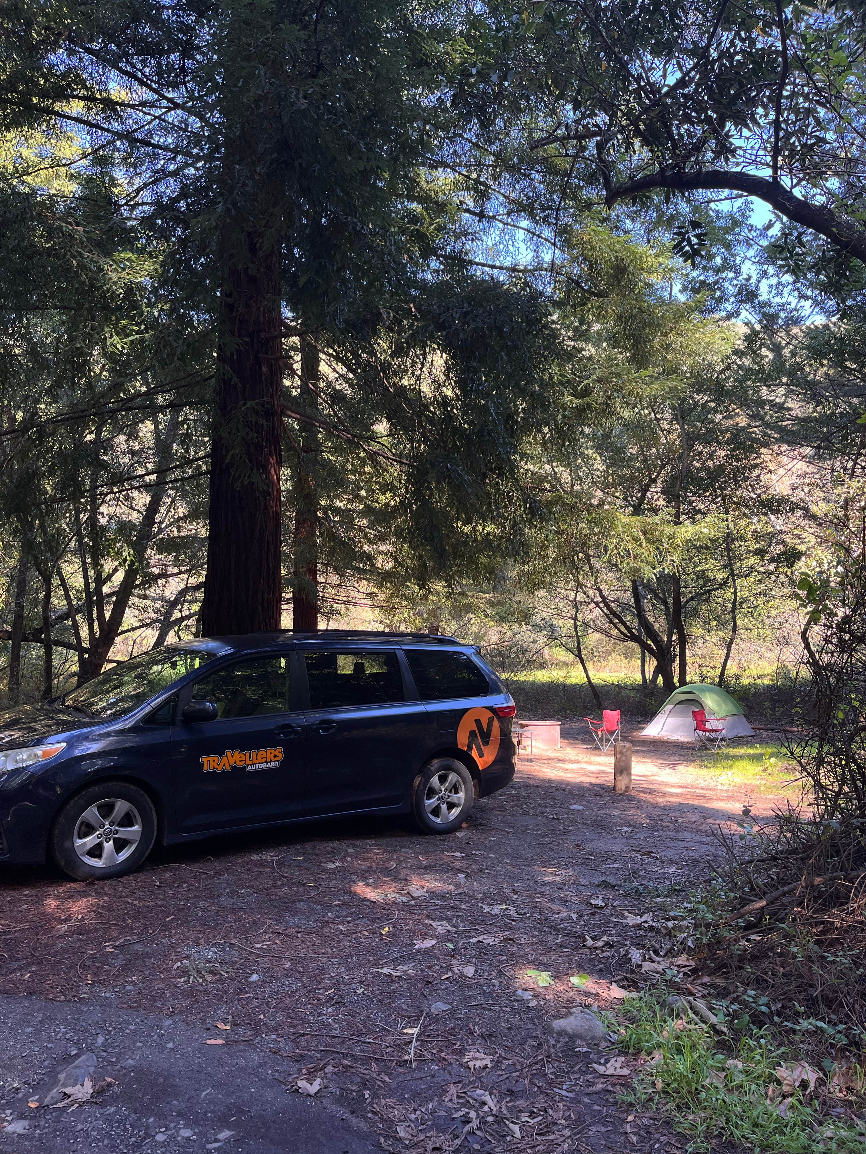 Sophia F.'s photo of tent camping at Pfeiffer Big Sur State Park Campground near Jolon, CA
