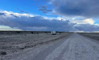 Erin G.'s photo of a dispersed camping area at Picacho Road Dispersed Camping near Lincoln National Forest