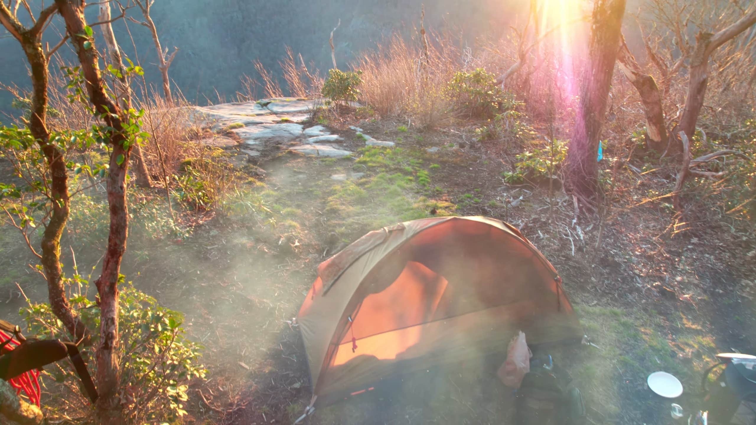 Camping near Mooney Gap Trailhead Campsite: Picken's Nose Primitive Campground, Otto, North Carolina