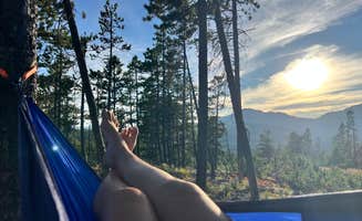 Maddy T.'s photo of a dispersed camping area at Pike Creek dispersed near Flathead National Forest