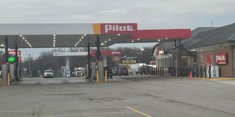 Camper submitted image from Pilot Travel Center — Fremont