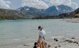 Azizah T.'s photo of camping with pets at Inyo National Forest Oh Ridge Campground near Devils Postpile National Monument