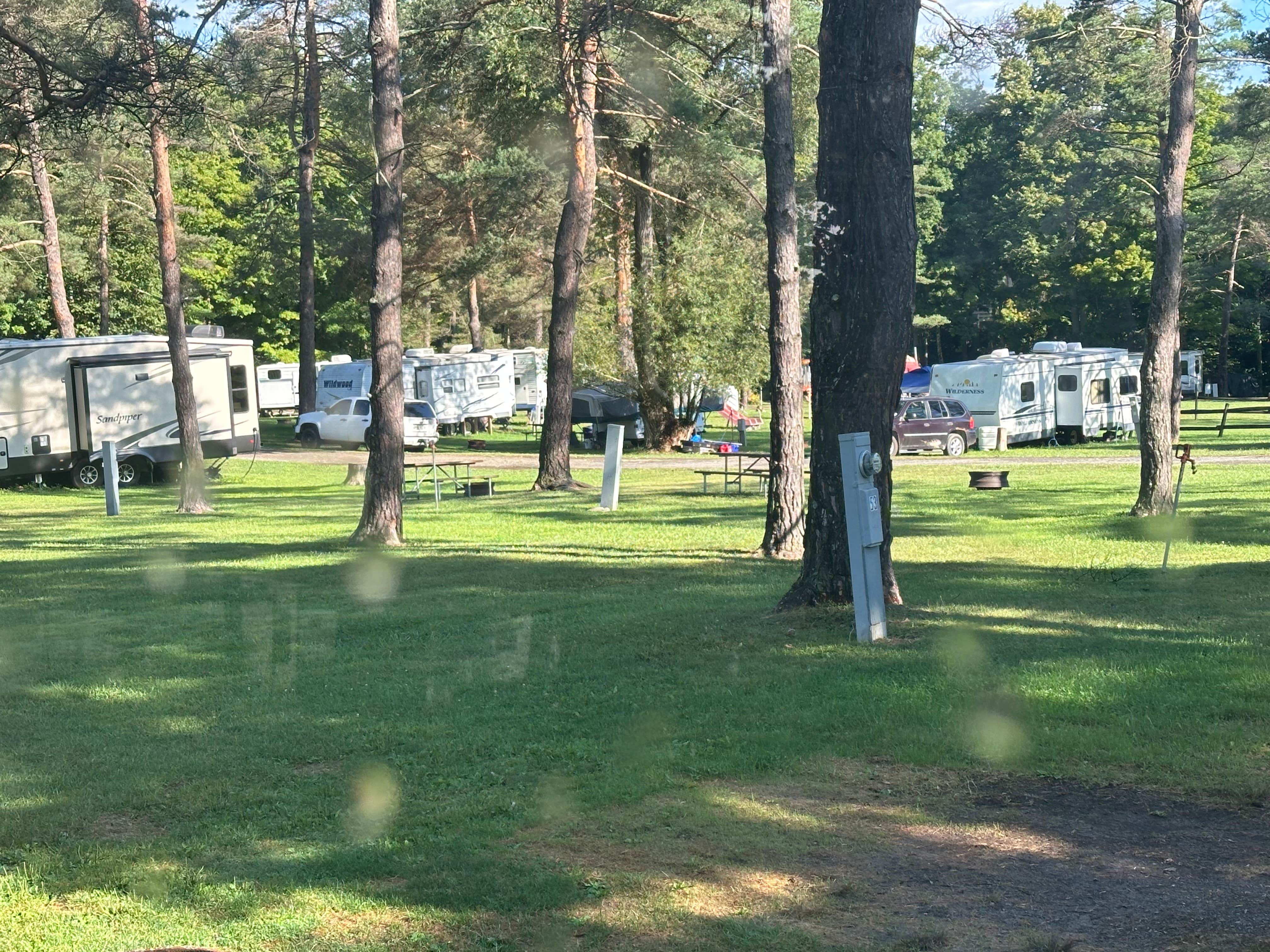 Mindie C.'s photo of rv camping at Pinecreek Campground near Erin, NY