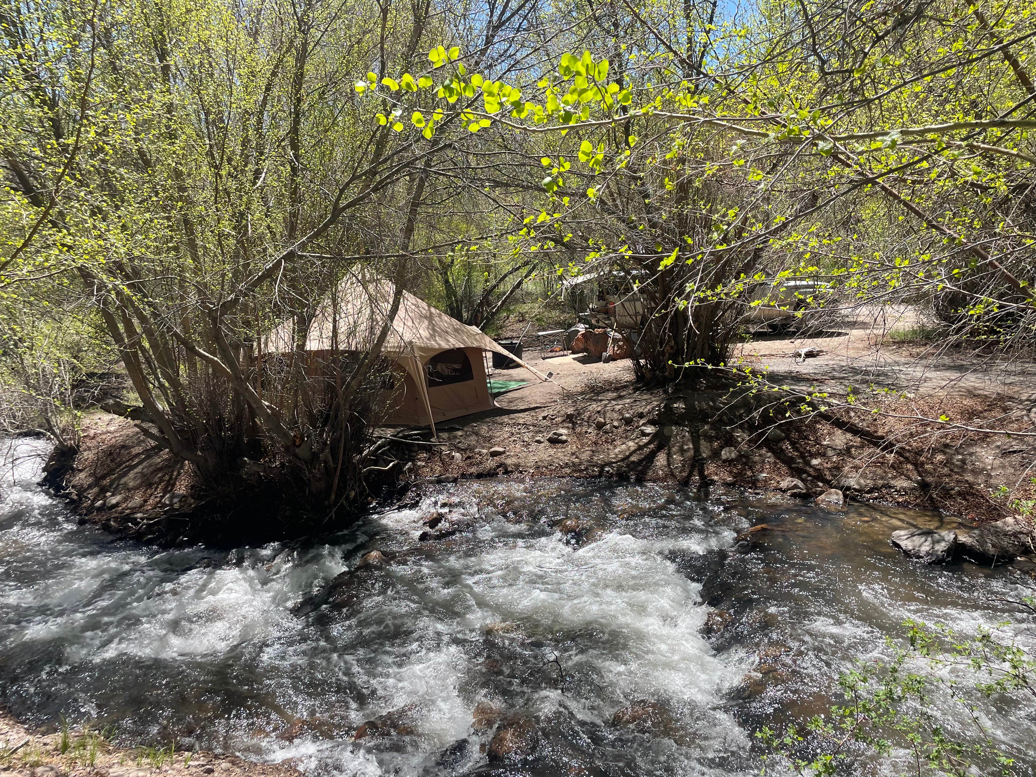 Camper-submitted photo at Pine Creek Campground near Round Mountain, NV
