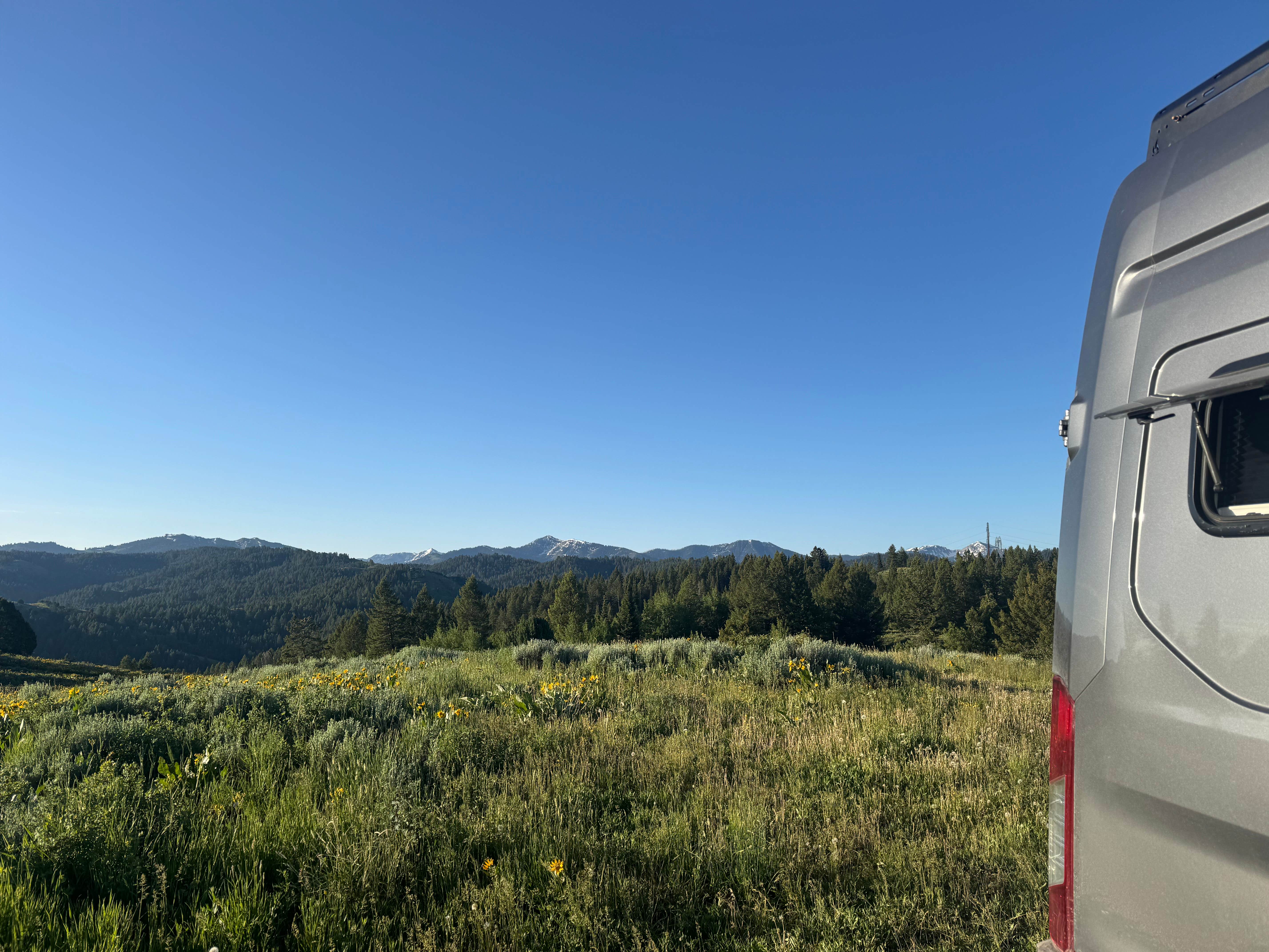 Camper-submitted photo at Pine Creek Pass Dispersed Camping near Irwin, ID