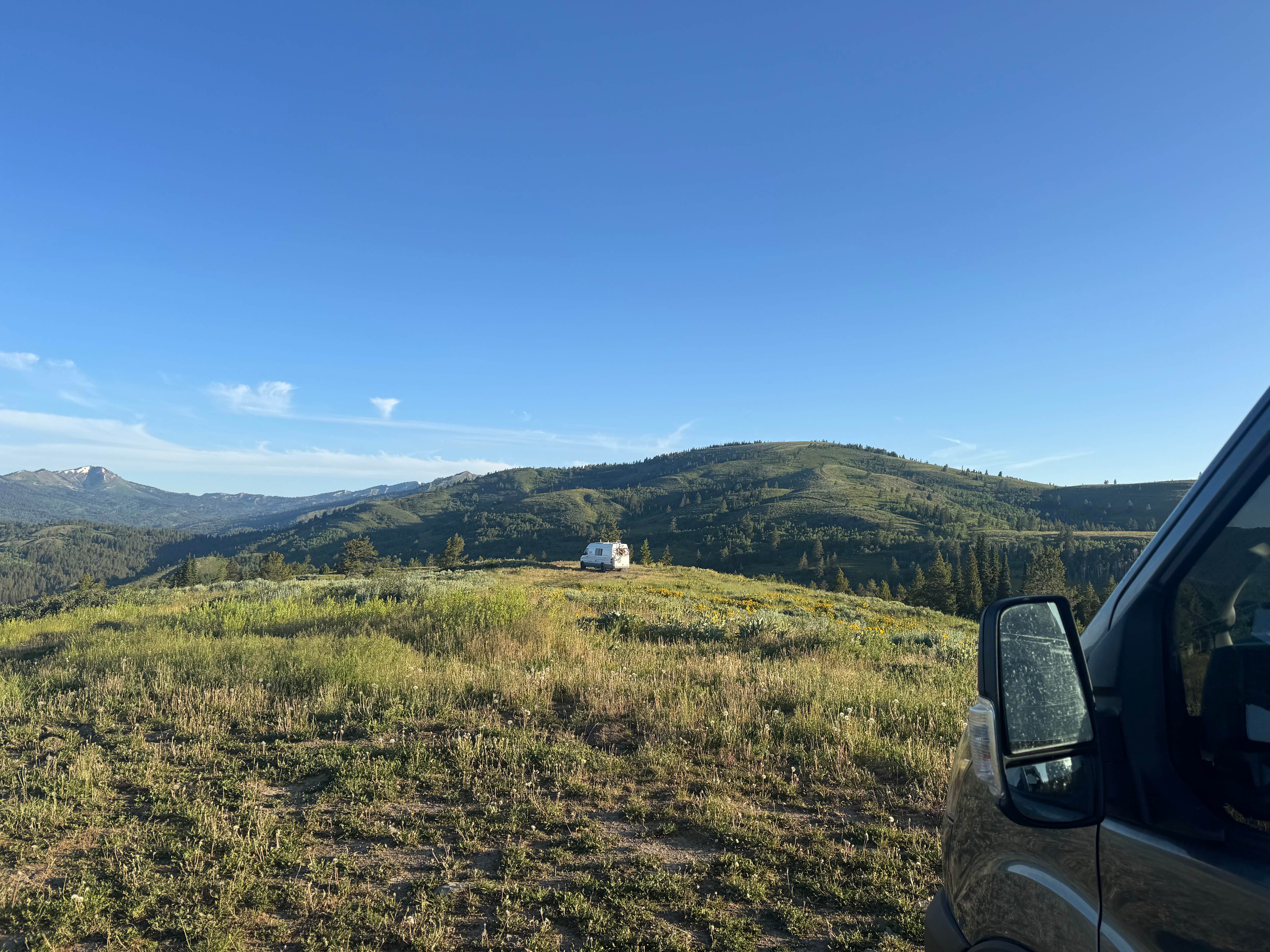 Camper-submitted photo at Pine Creek Pass Dispersed Camping near Alta, WY