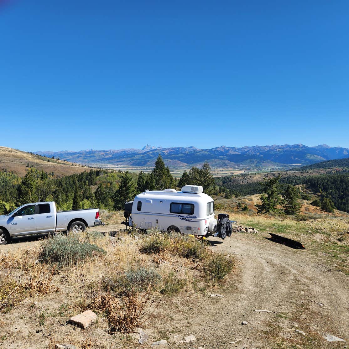 Pine Creek Rd Dispersed Camping | Victor, Idaho