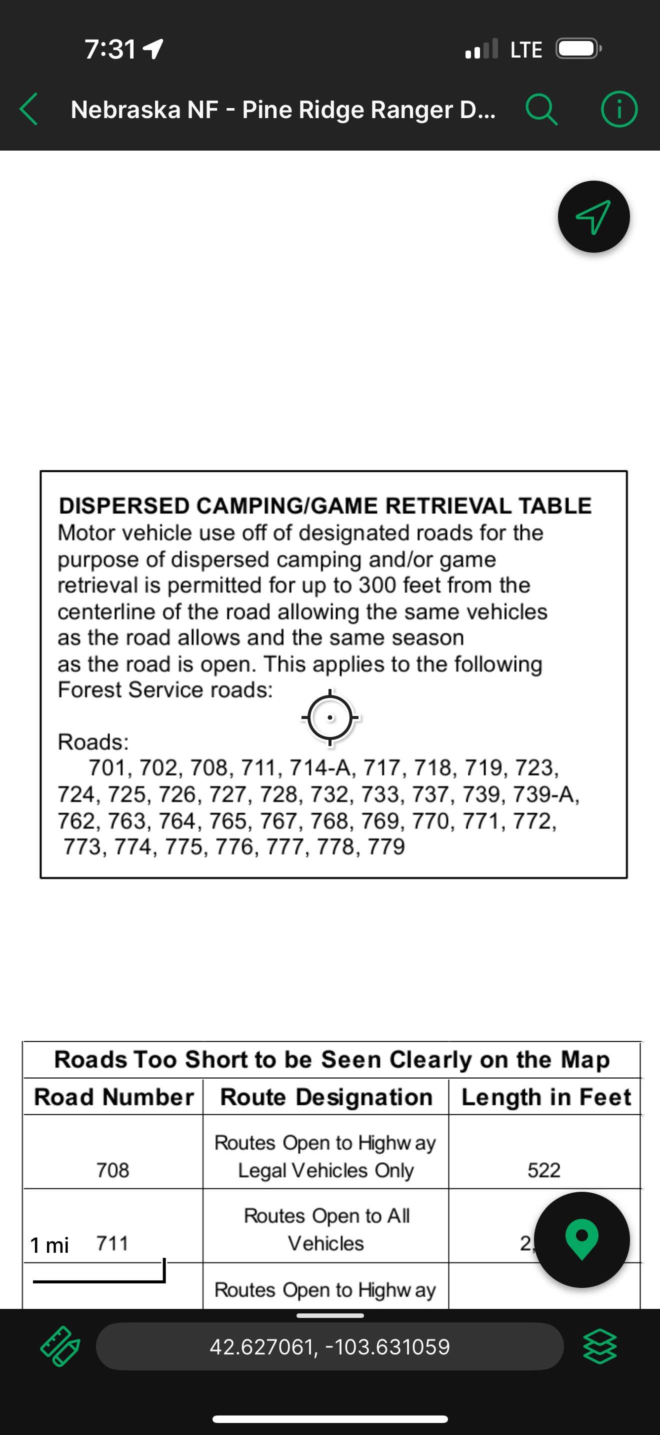 Camper submitted image from Pine Ridge Dispersed Camping - 4