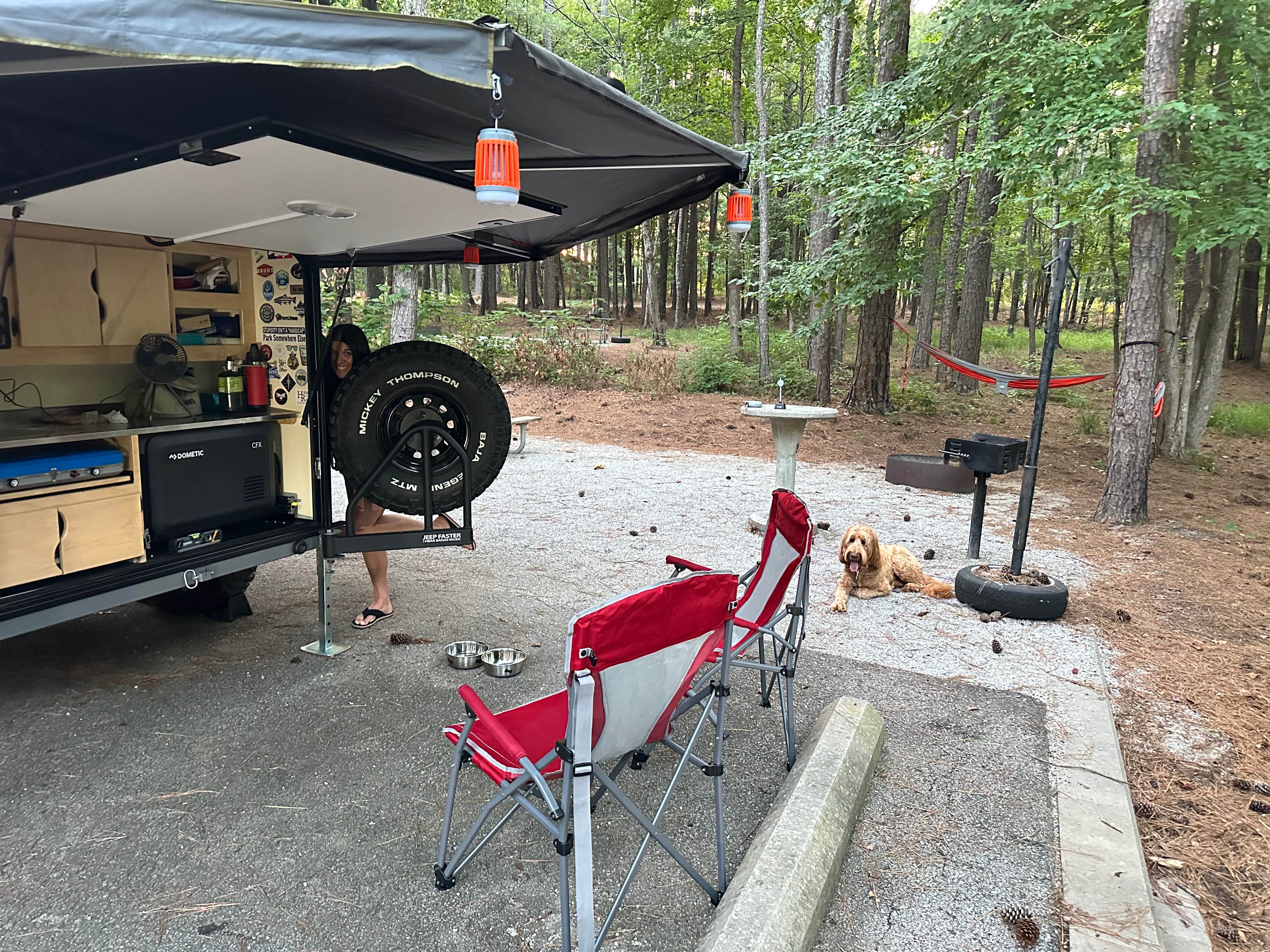 James R.'s photo of camping with pets at Piney Grove Campground near Saltillo, MS