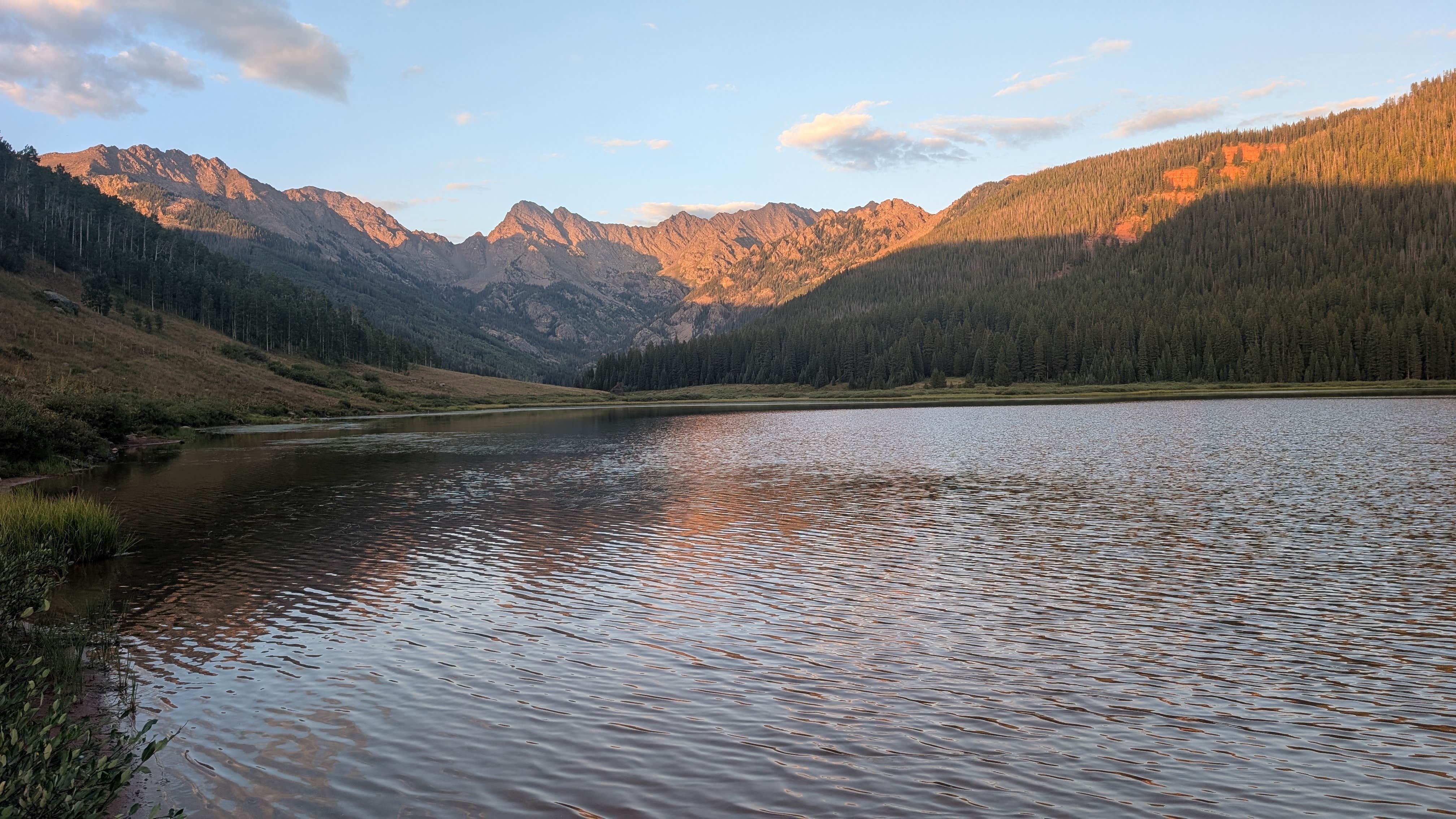 Gabe D.'s photo of a dispersed camping area at Piney River Road Dispersed Camping near Heeney, CO
