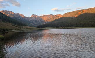 Gabe D.'s photo of a dispersed camping area at Piney River Road Dispersed Camping near Heeney, CO