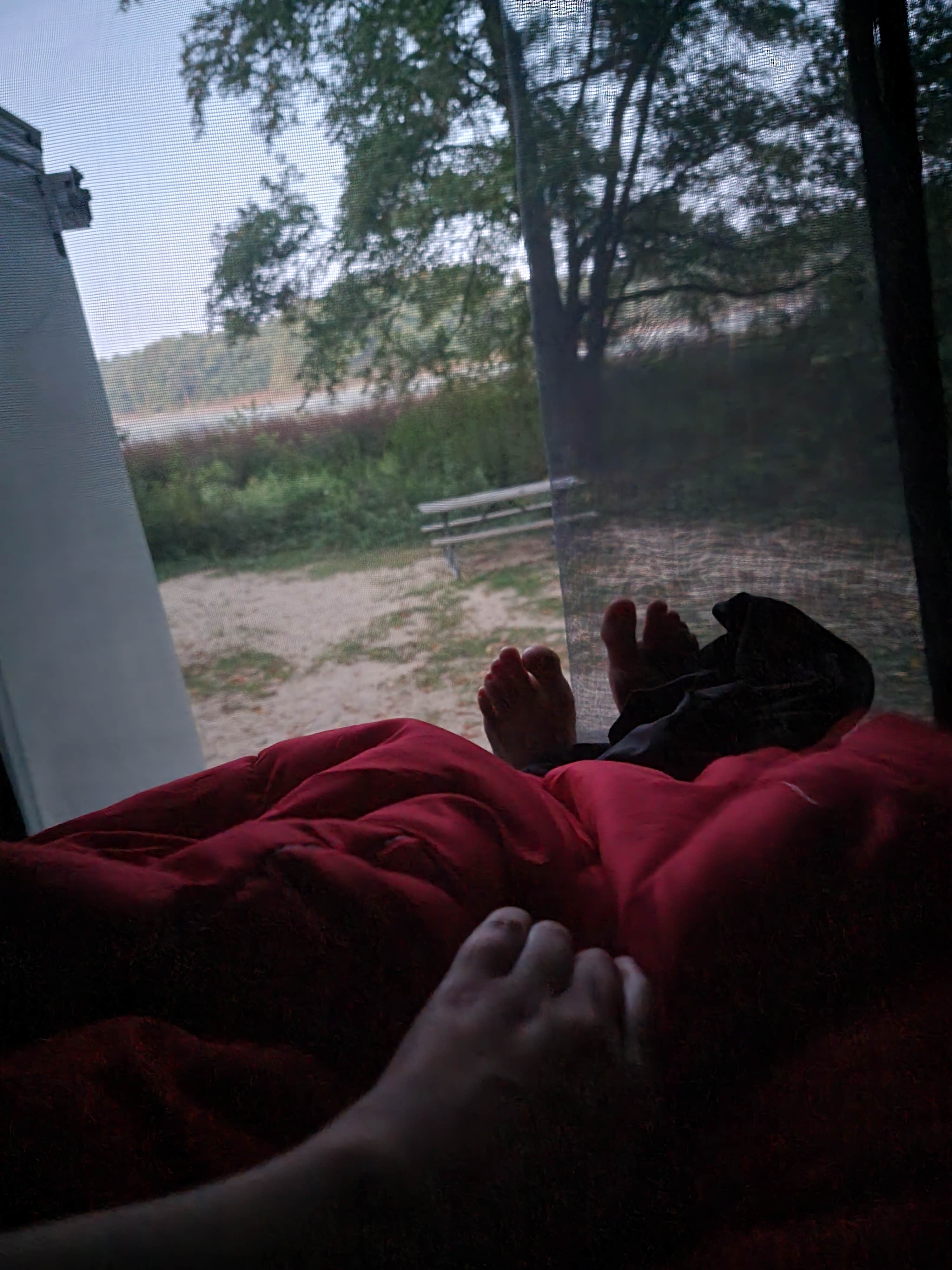 Camper-submitted photo at Crooked Lake Rustic Campground — Pinckney Recreation Area near New Hudson, MI