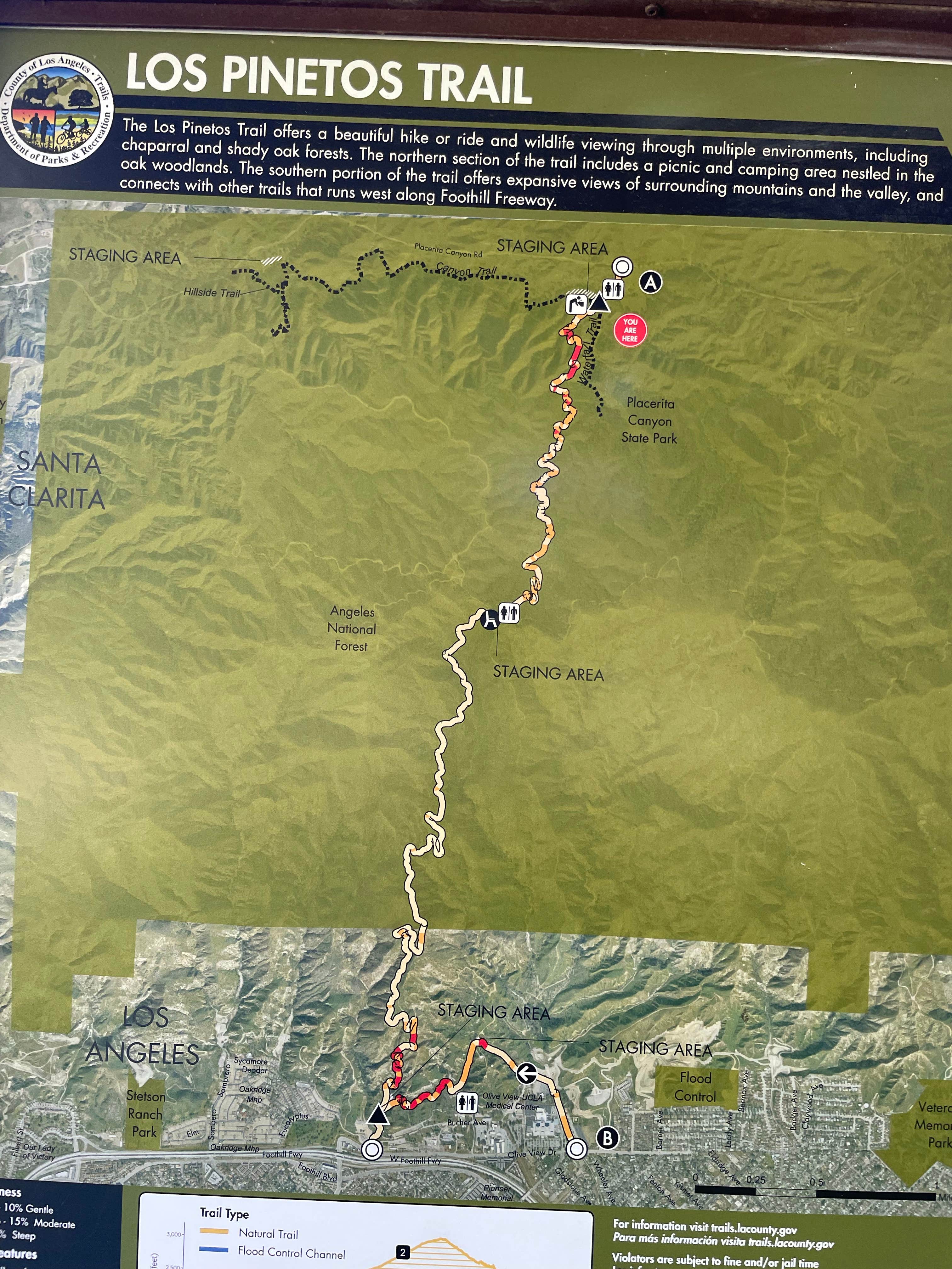 Camper submitted image from Placerita Canyon Los Pineros Trail Sites - 5