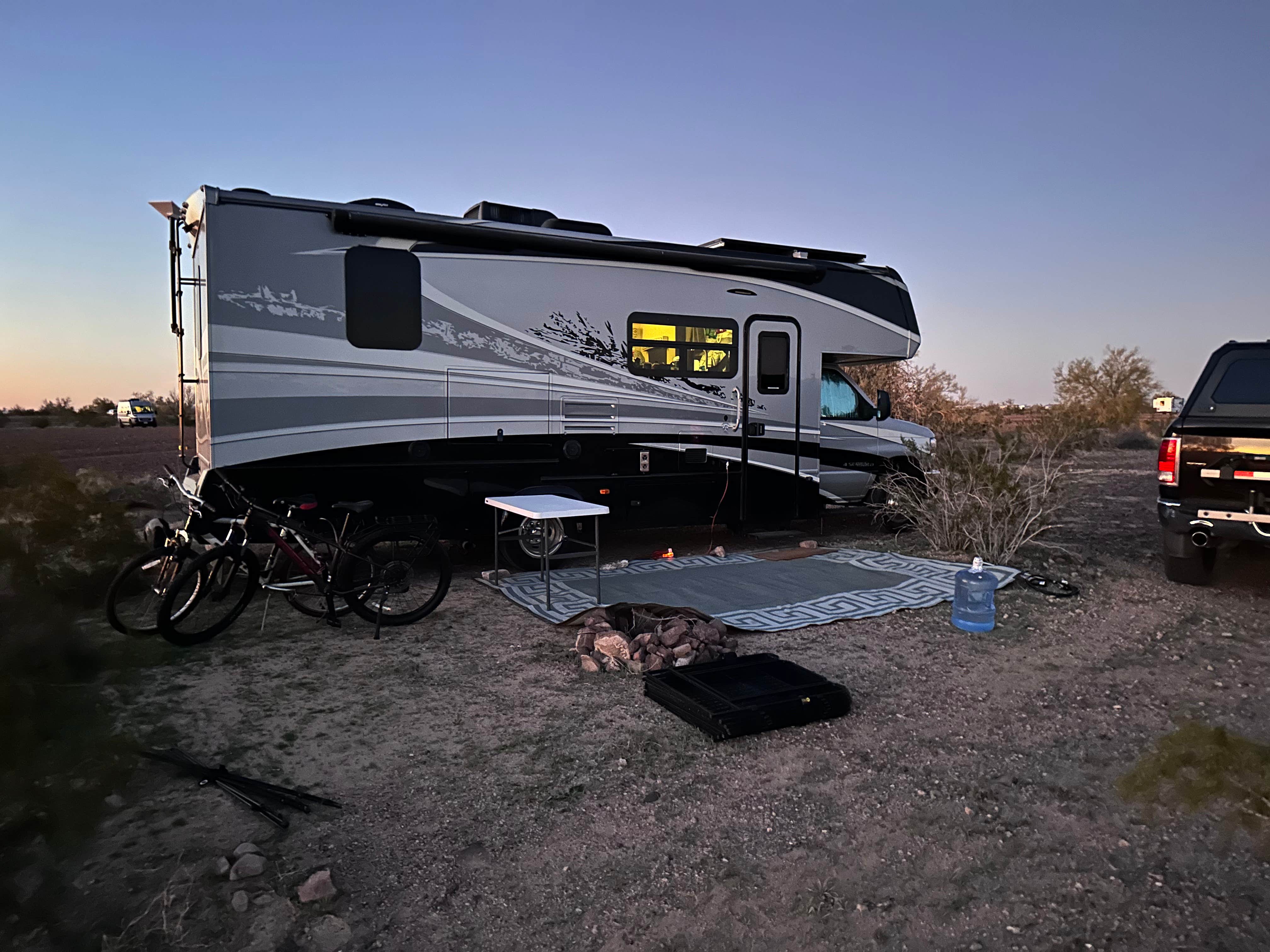 Camper-submitted photo at Plamosa BLM Dispersed Camping Area near Quartzsite, AZ