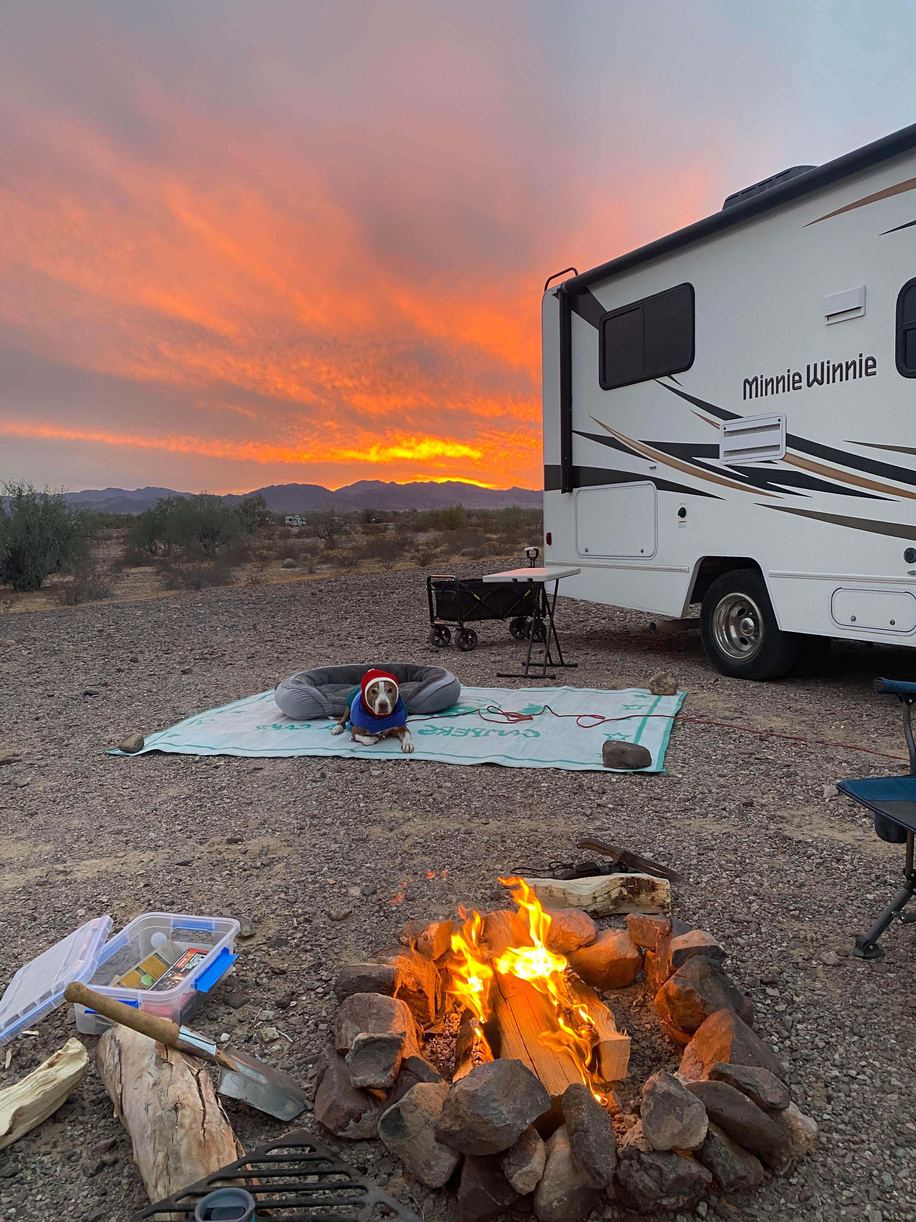 Camper-submitted photo at Plamosa BLM Dispersed Camping Area near Wenden, AZ