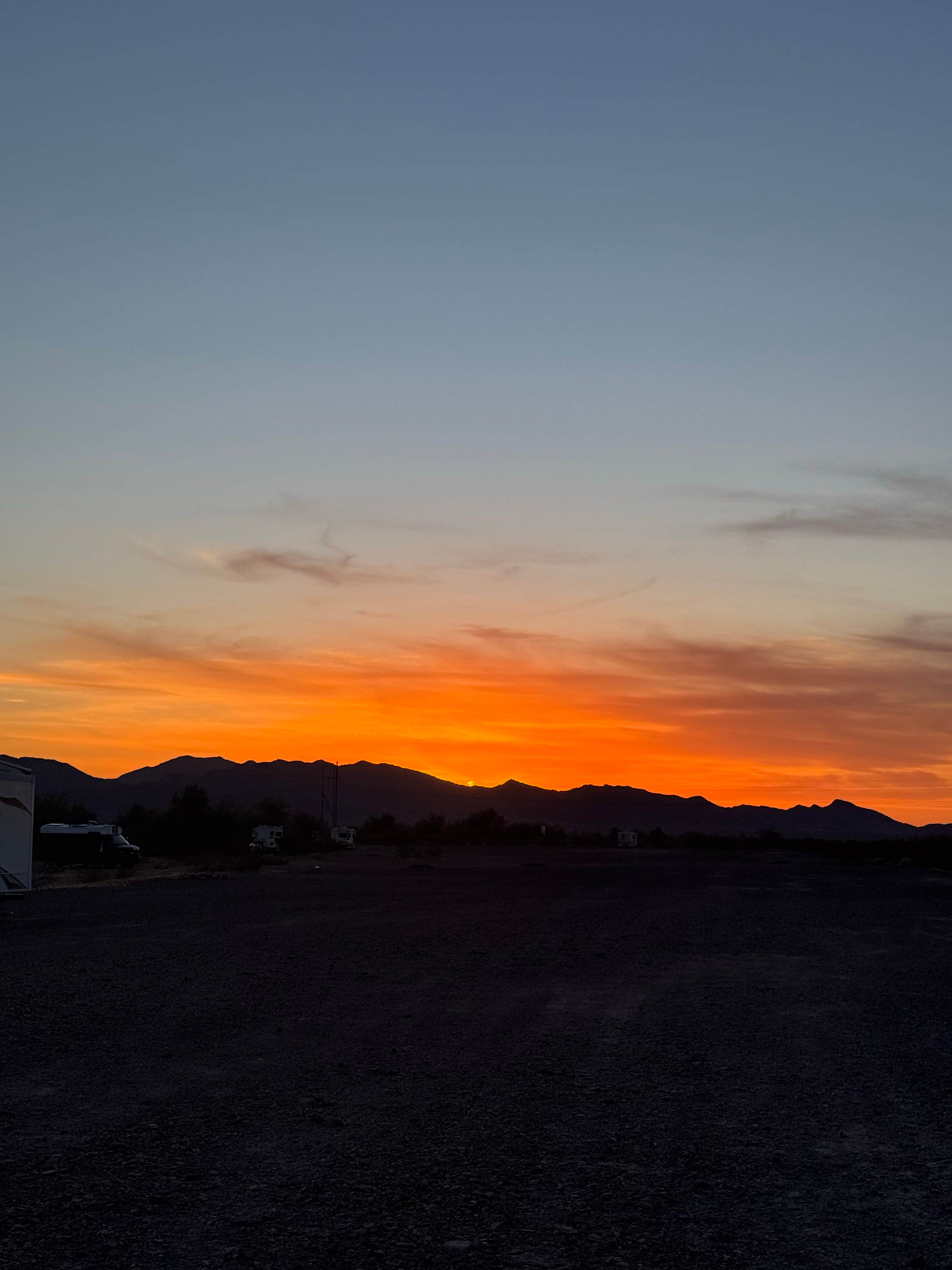 Melissa G.'s photo of a dispersed camping area at Plomosa Road near Wenden, AZ
