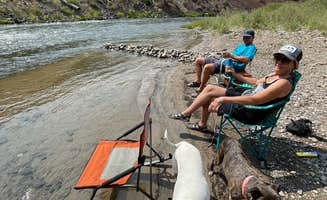 Hannah T.'s photo of camping with pets at Point Barr Campground — Arkansas Headwaters Recreation Area near Howard, CO