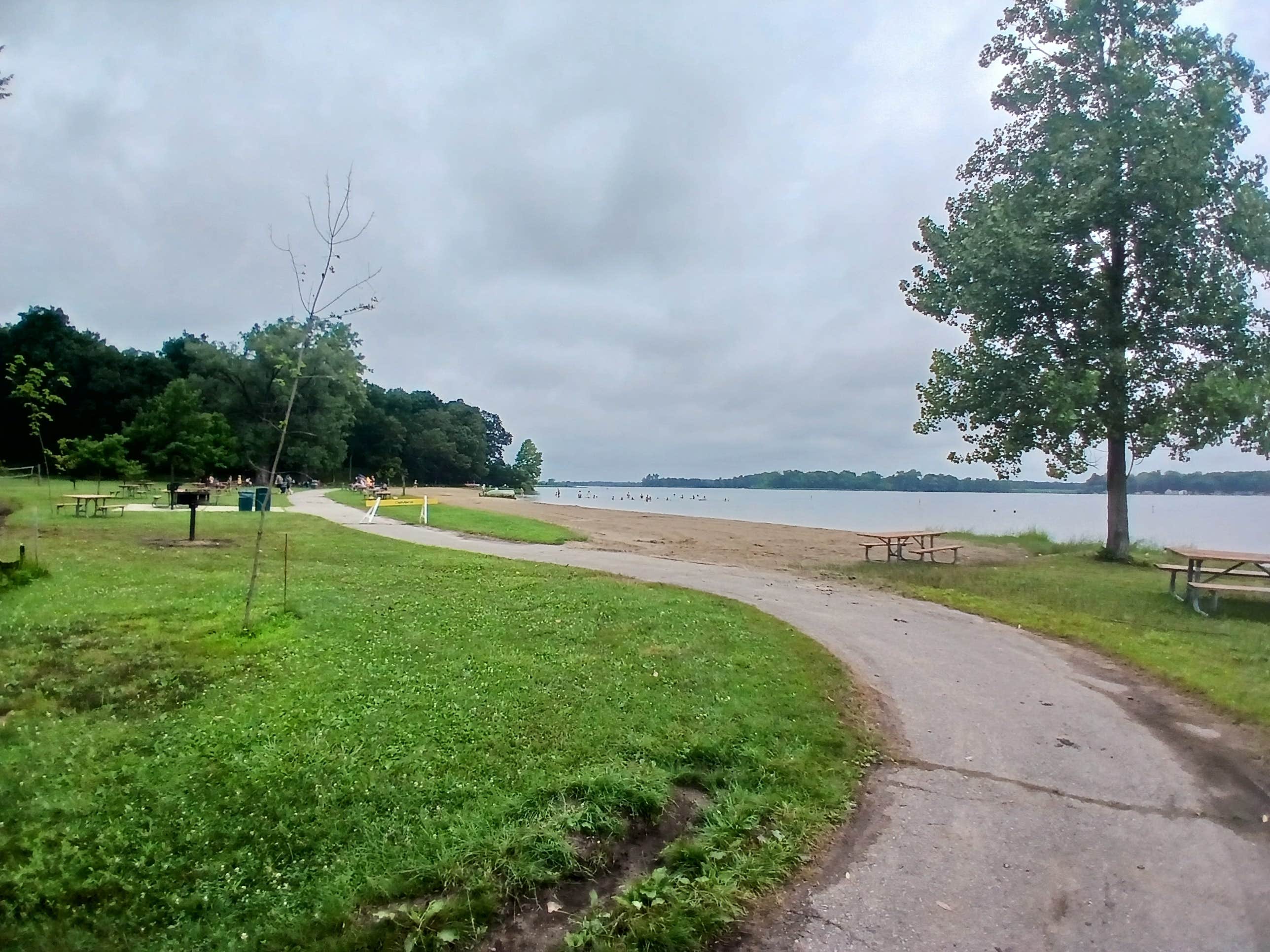 Camper-submitted photo at Waterloo Portage Lake Modern — Waterloo Recreation Area near Pleasant Lake, MI