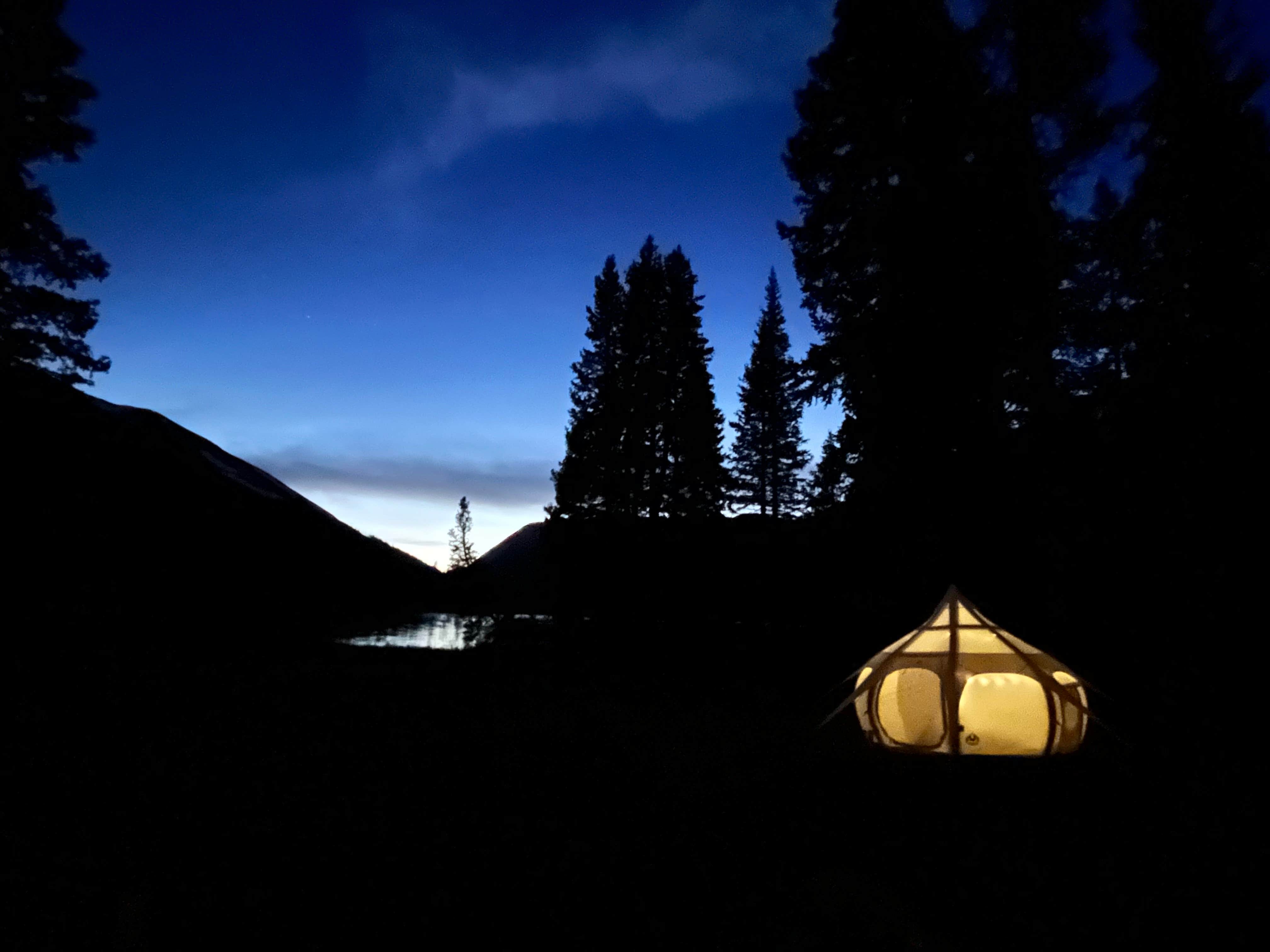 Lorene N.'s photo of tent camping at Portal Campground near Monarch, CO
