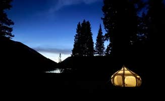 Lorene N.'s photo of tent camping at Portal Campground near Gunnison National Forest