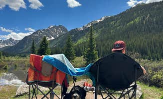 Allison G.'s photo of tent camping at Portal Campground near Monarch, CO