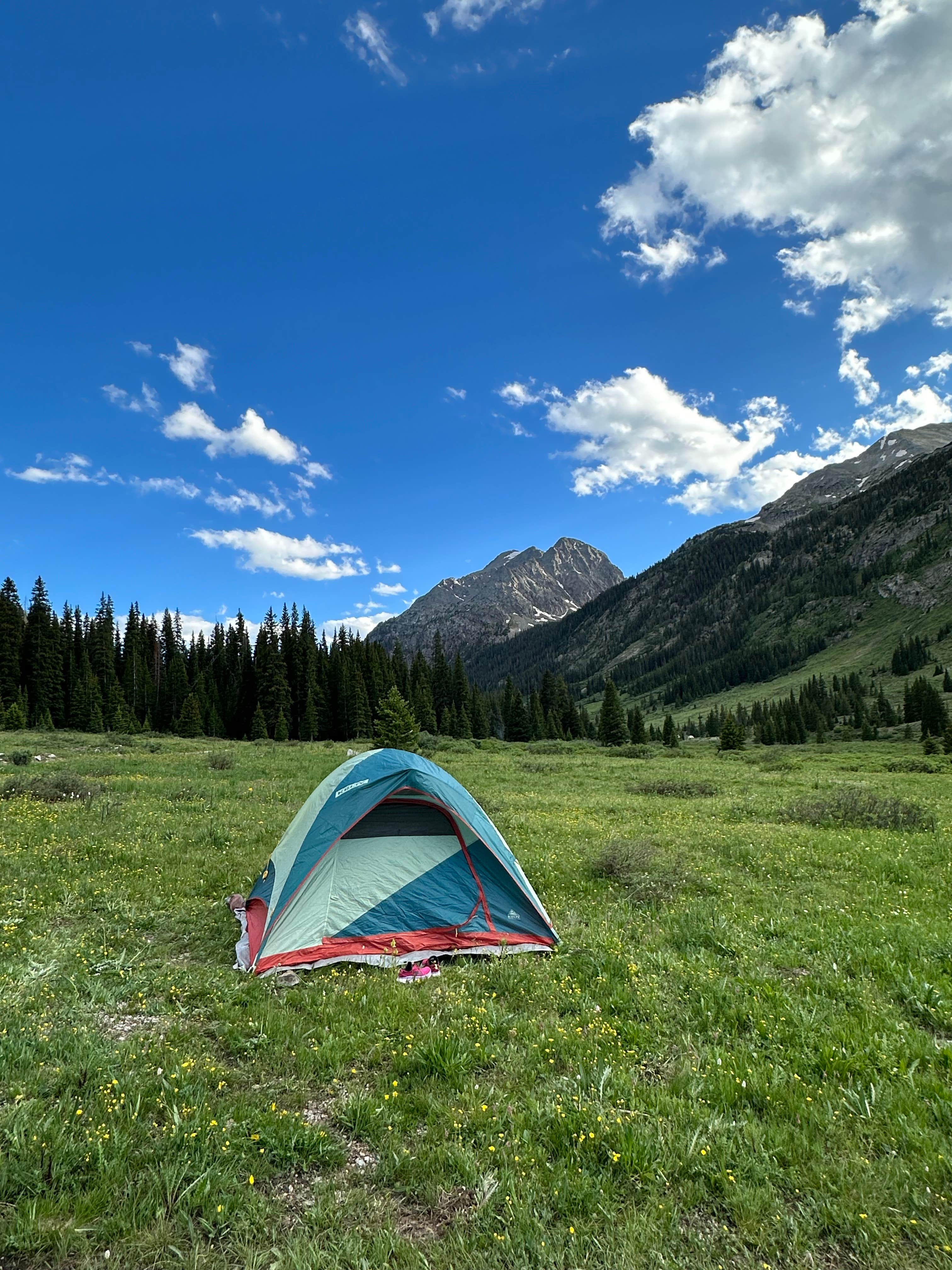 Lydia M.'s photo of tent camping at Portal Campground near Aspen, CO
