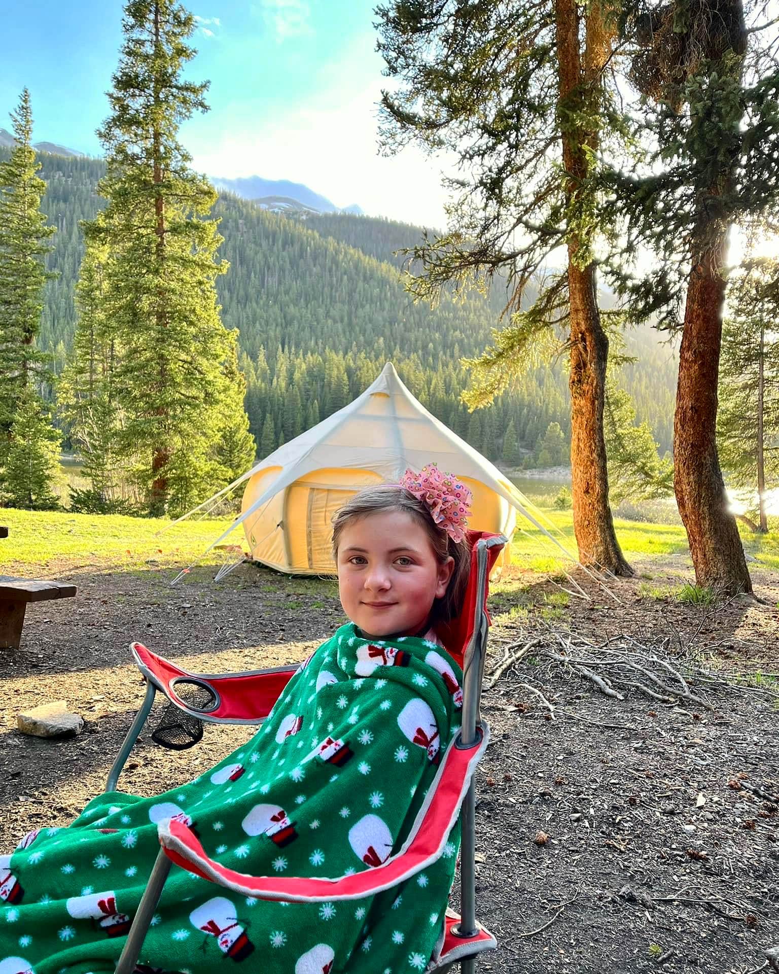 Lorene N.'s photo of tent camping at Portal Campground near Basalt, CO