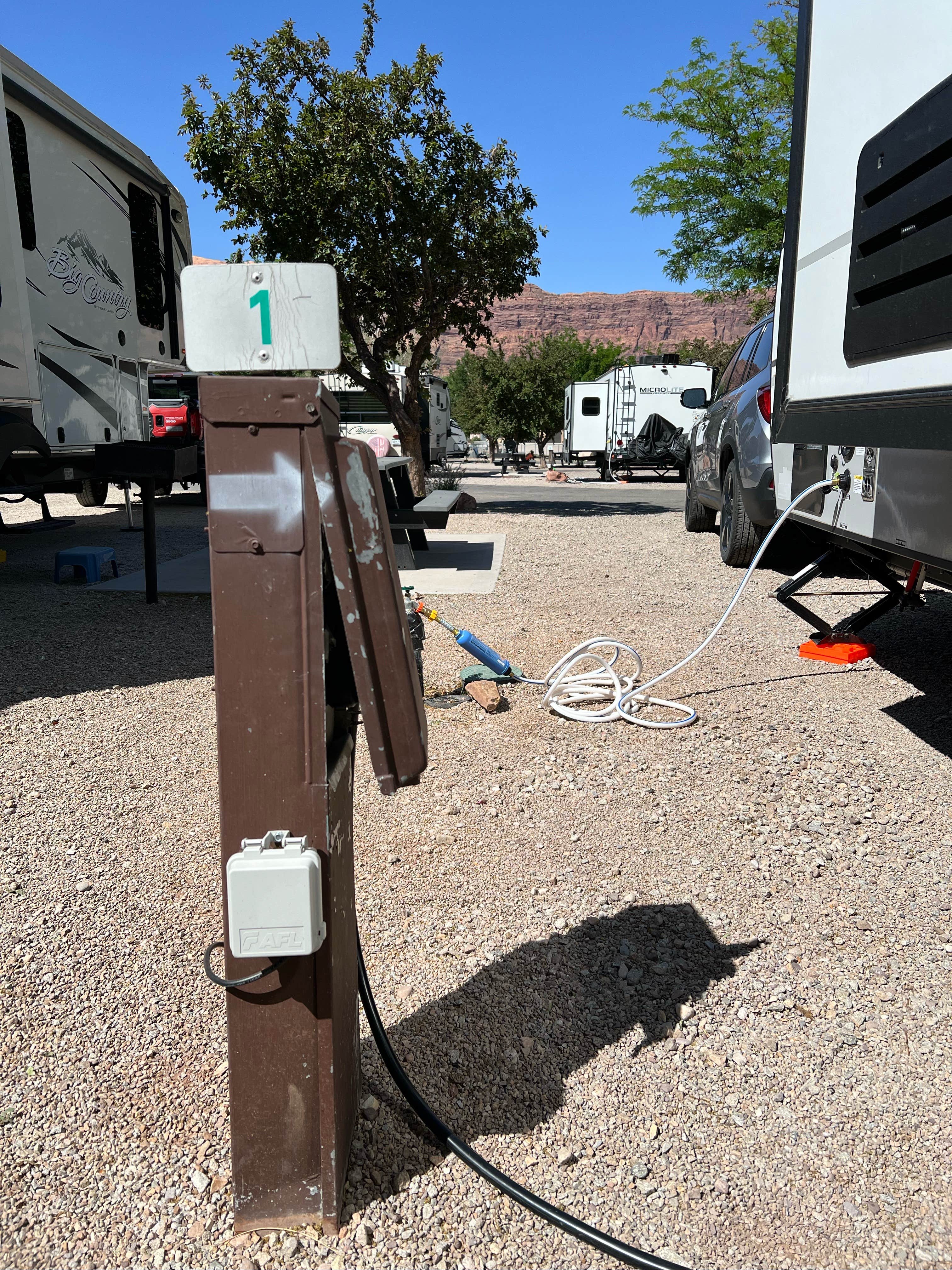 Ash ..'s photo of rv camping at Village Camp Moab near Thompson, UT