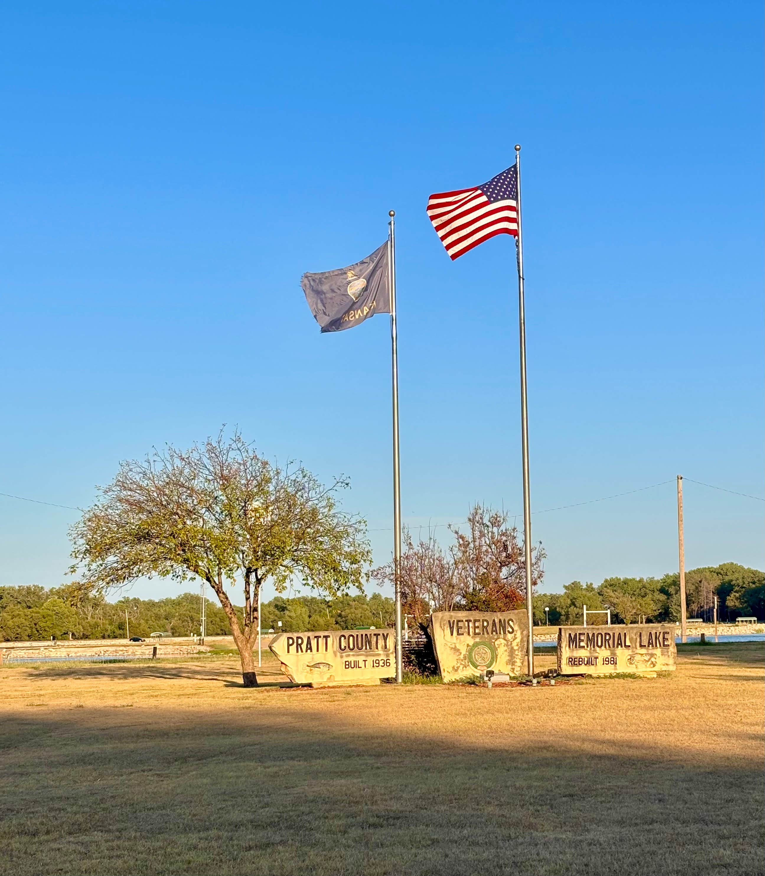 Camper-submitted photo at Pratt County Veterans Memorial Park near Medicine Lodge, KS