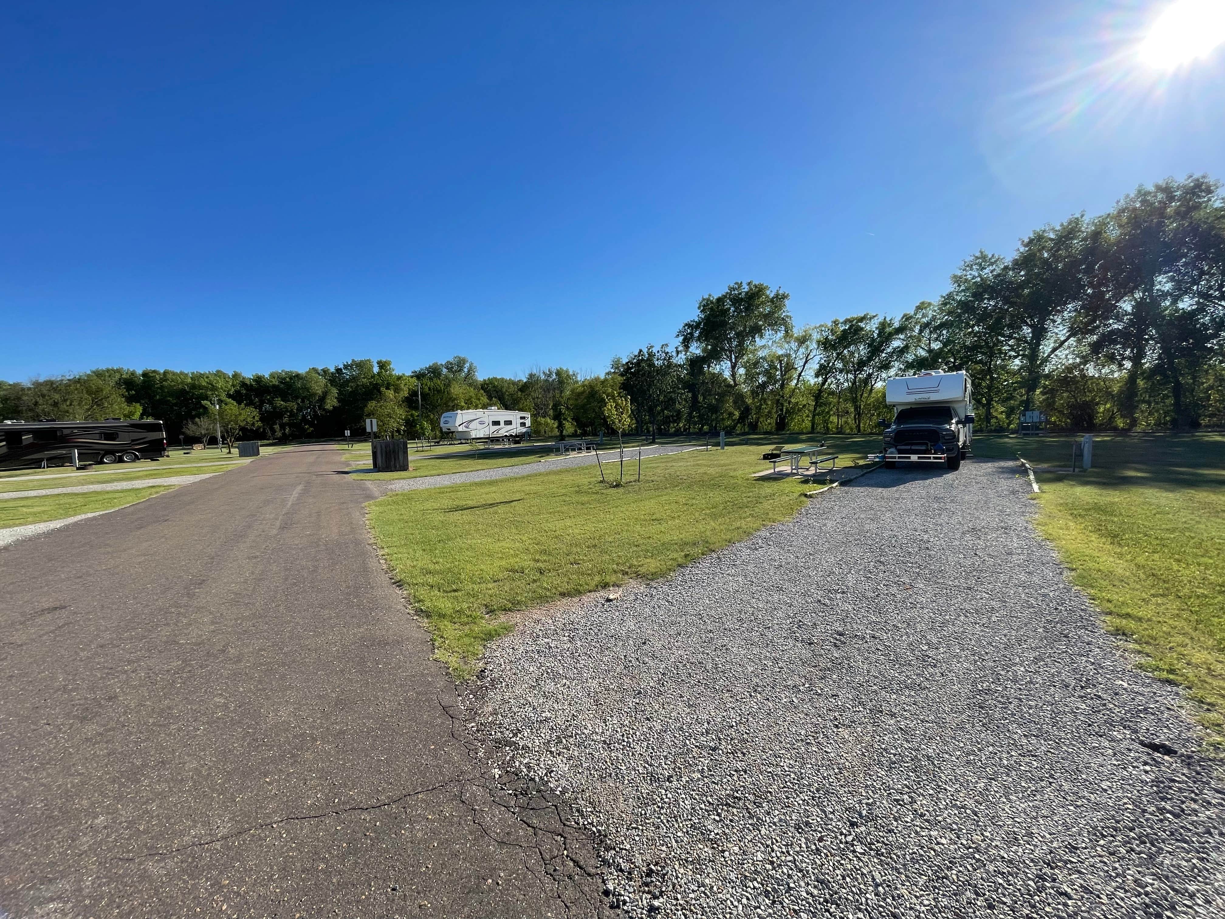 Camper-submitted photo at Pratt County Veterans Memorial Park near Medicine Lodge, KS