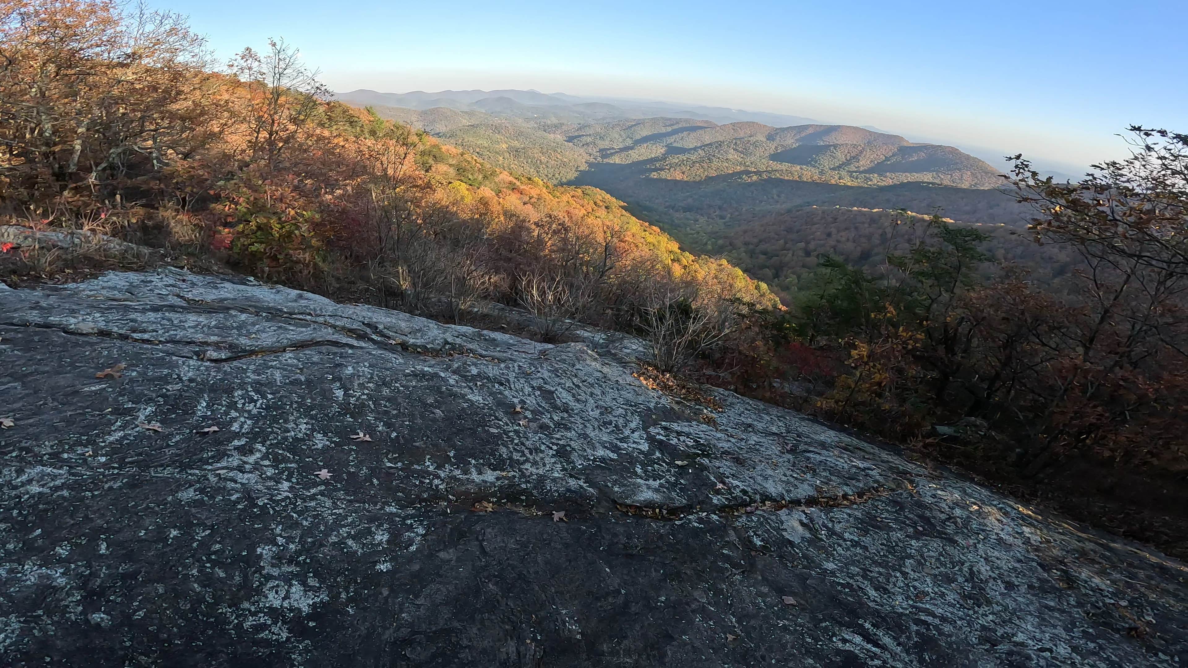 Camping near Cowrock Mountain: Preacher's Rock, Suches, Georgia