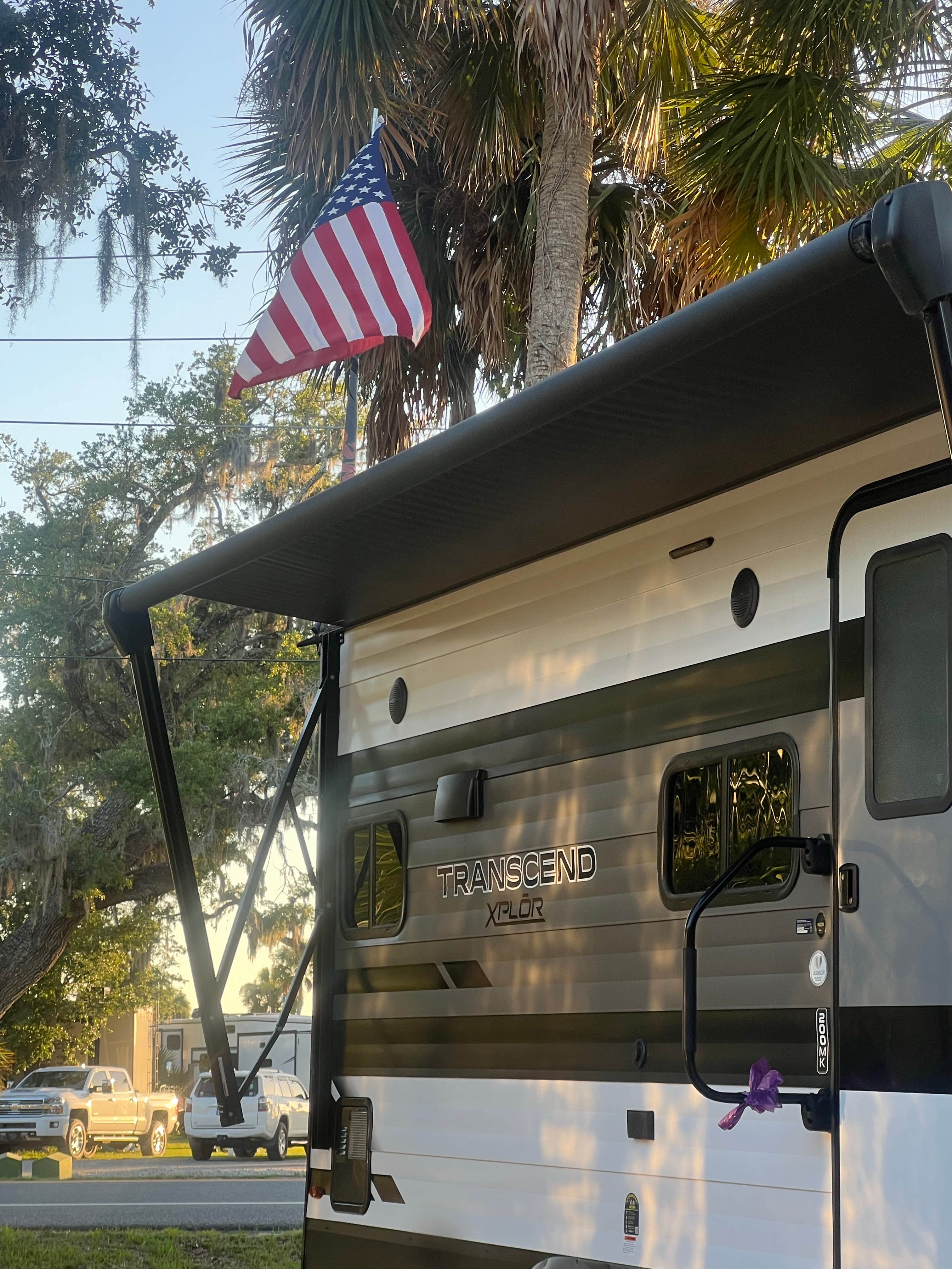 Jamie's photo of rv camping at Presnell's Bayside Marina and RV Resort near Mexico Beach, FL