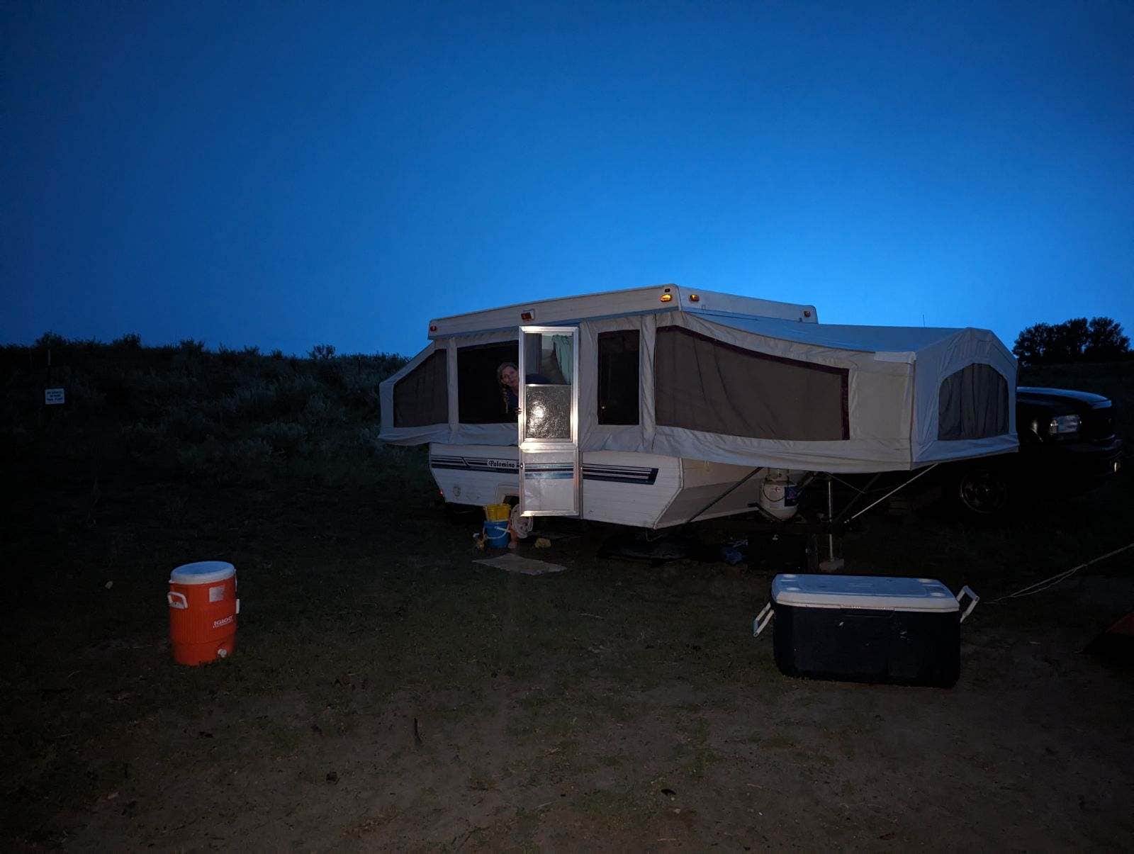 Melissa C.'s photo of rv camping at Prewitt Reservoir State Wildlife Area near Sterling, CO