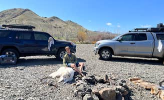 Michael F.'s photo of camping with pets at Priest Hole Recreation Area near Central Oregon