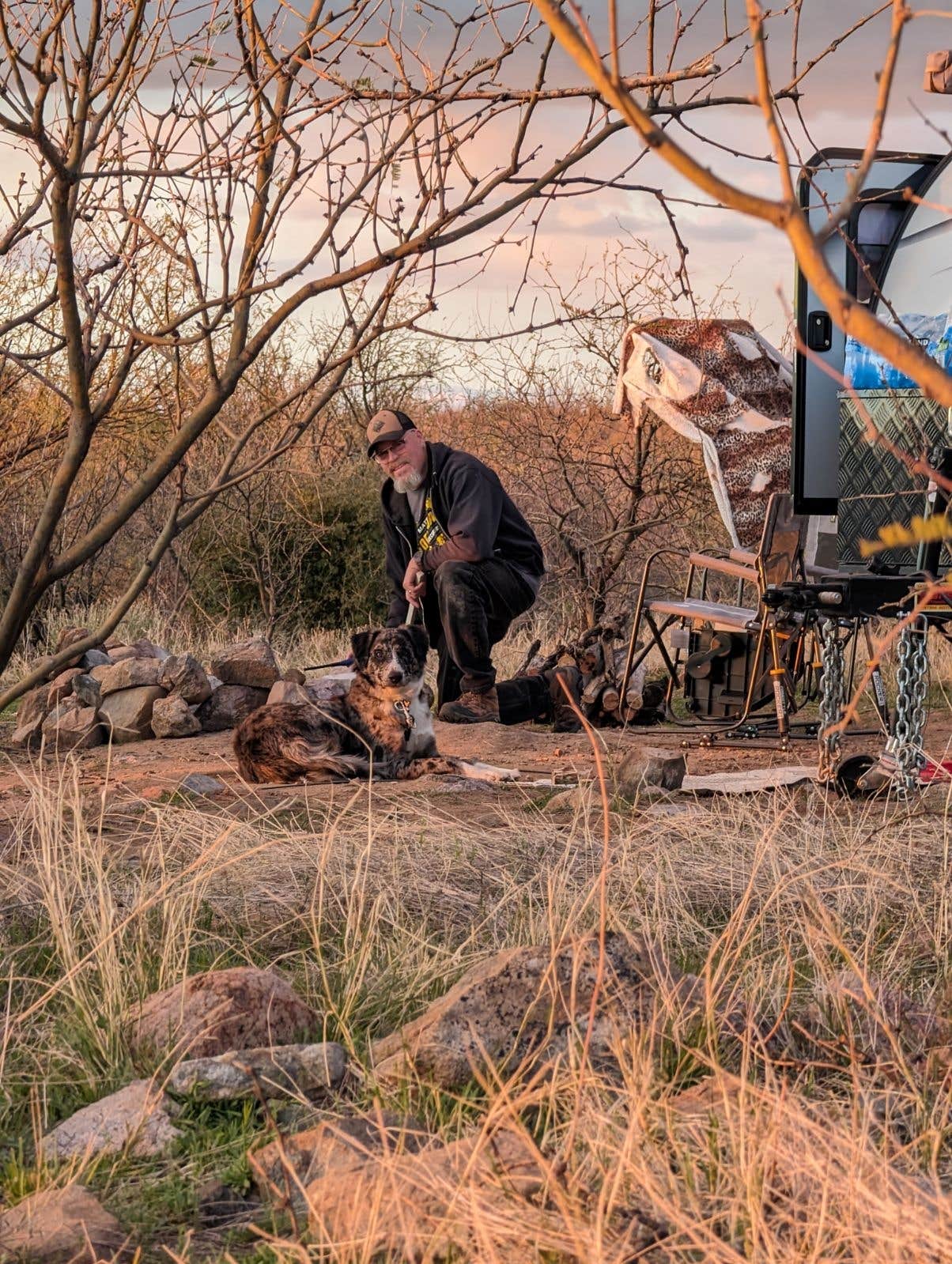 joel G.'s photo of camping with pets at Proctor Rd. Dispersed by Madera Canyon near Sonoita, AZ