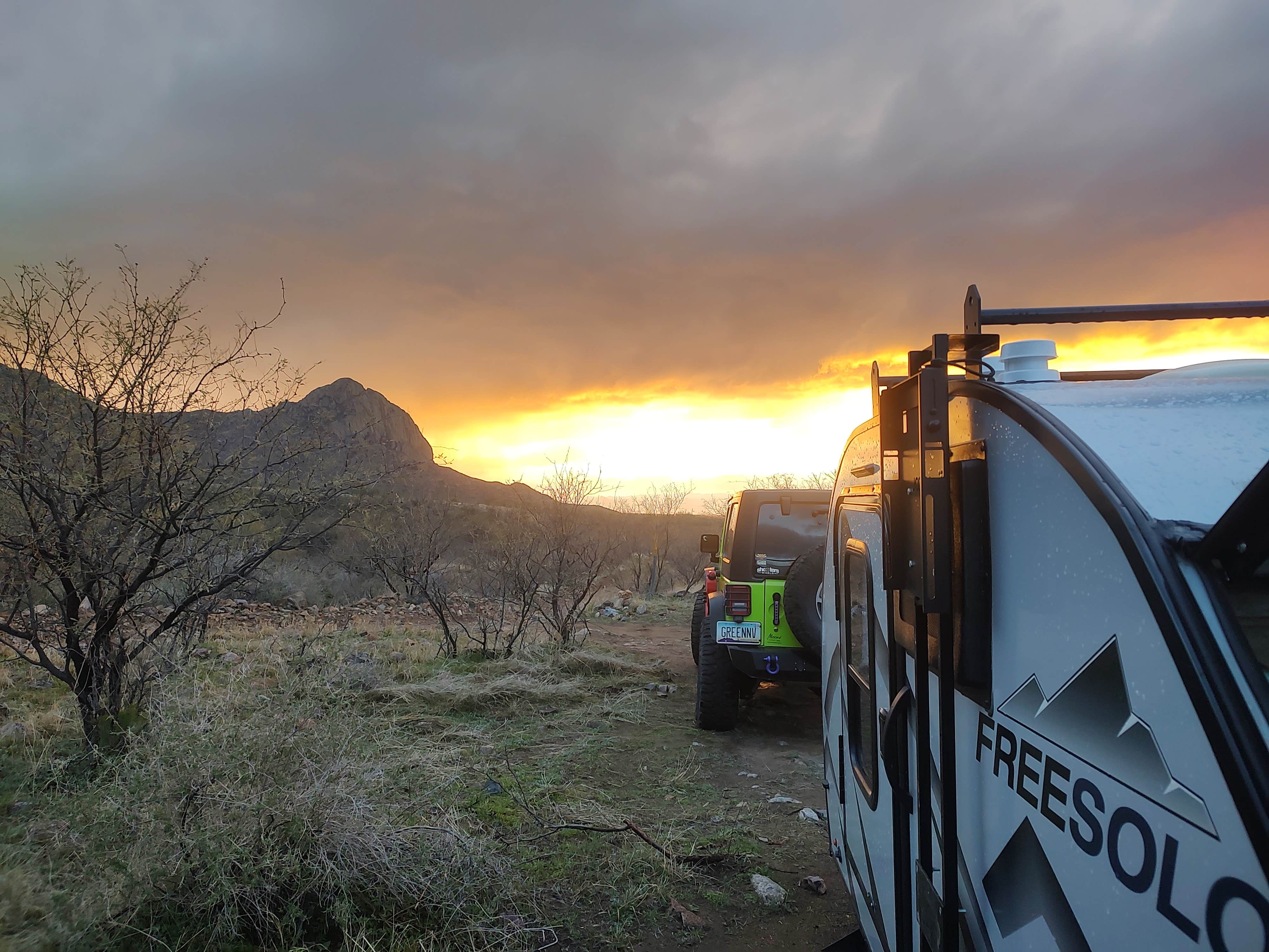 joel G.'s photo of a dispersed camping area at Proctor Rd. Dispersed by Madera Canyon near Tucson, AZ