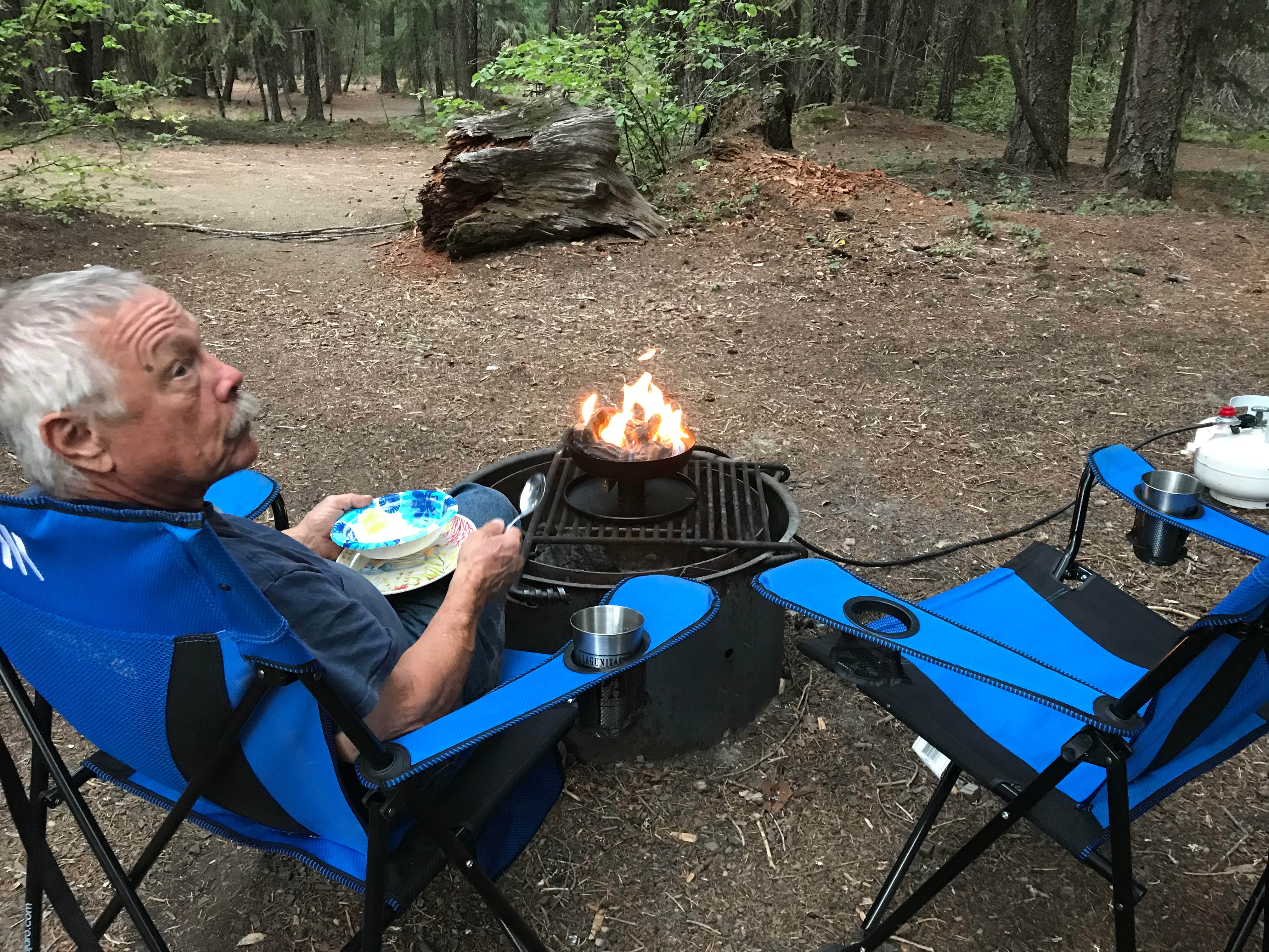 Patricia N.'s photo of a dispersed camping area at Prospect OHV Dispersed Camping near Roseburg, OR