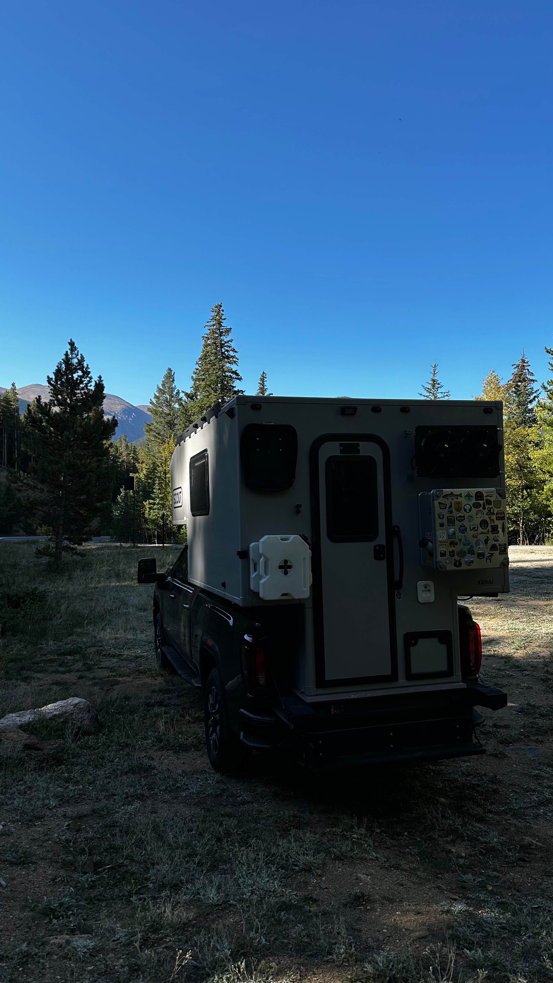 Camper-submitted photo at Pull off with fire ring - Dispersed Site near Silver Plume, CO