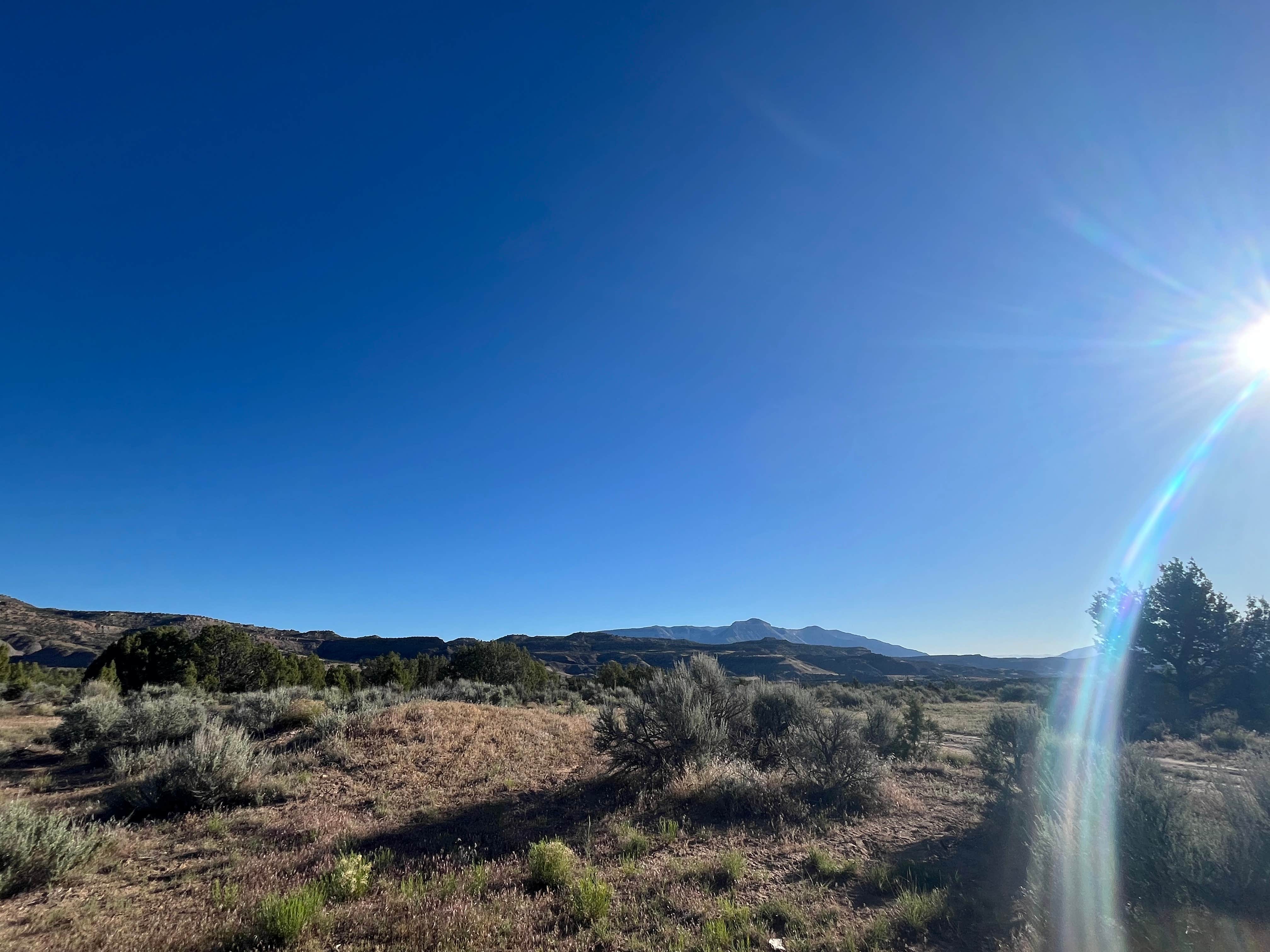 Christine C.'s photo of a dispersed camping area at Pyramid Rock Camp near Fruita, CO